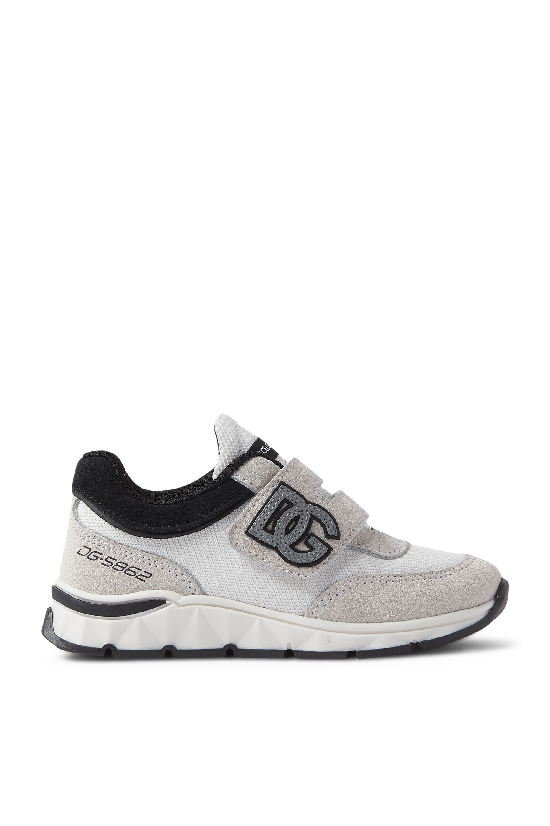 Kids Mesh and Split Leather DG Running Sneakers