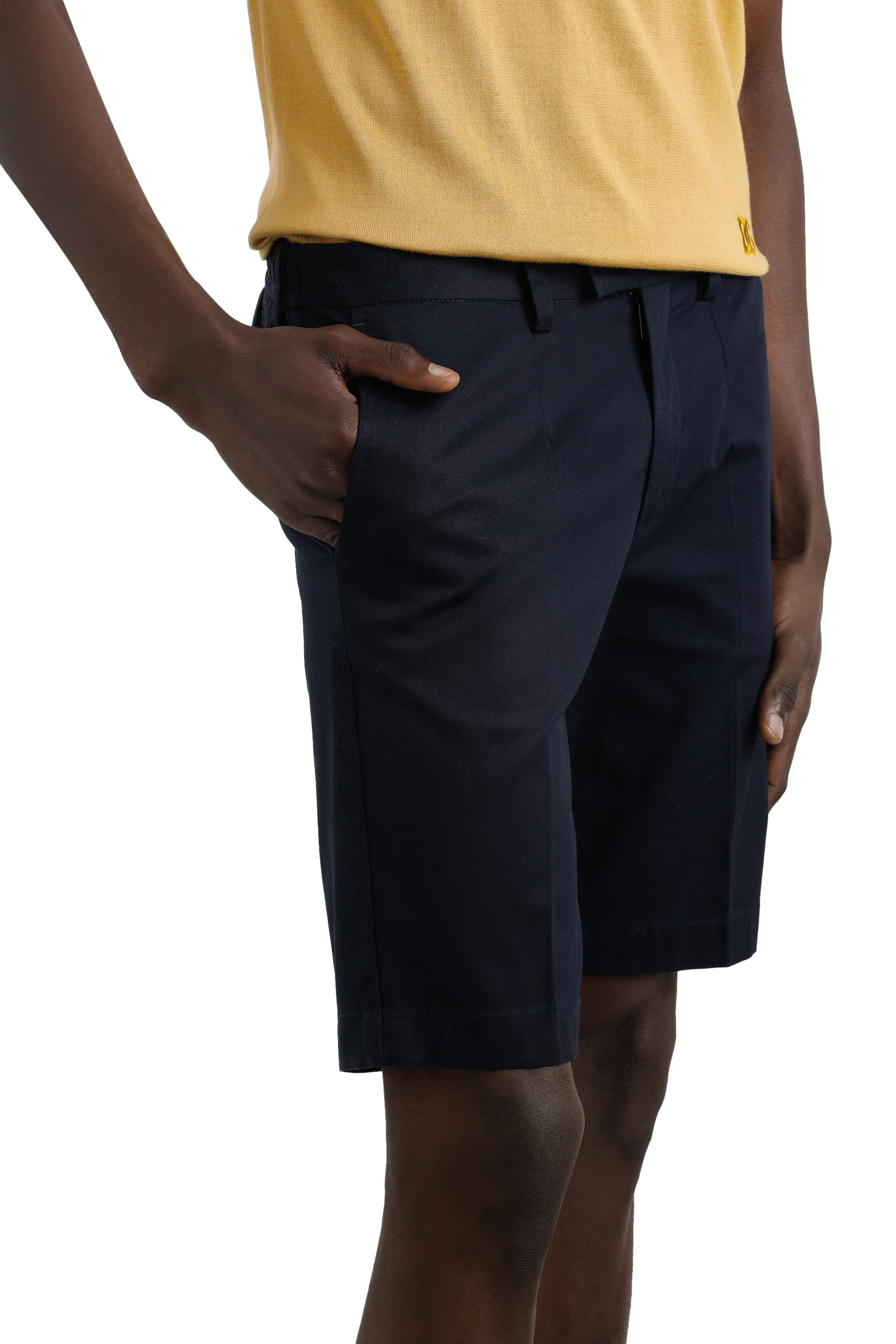 Cotton Gabardine Bermuda Shorts