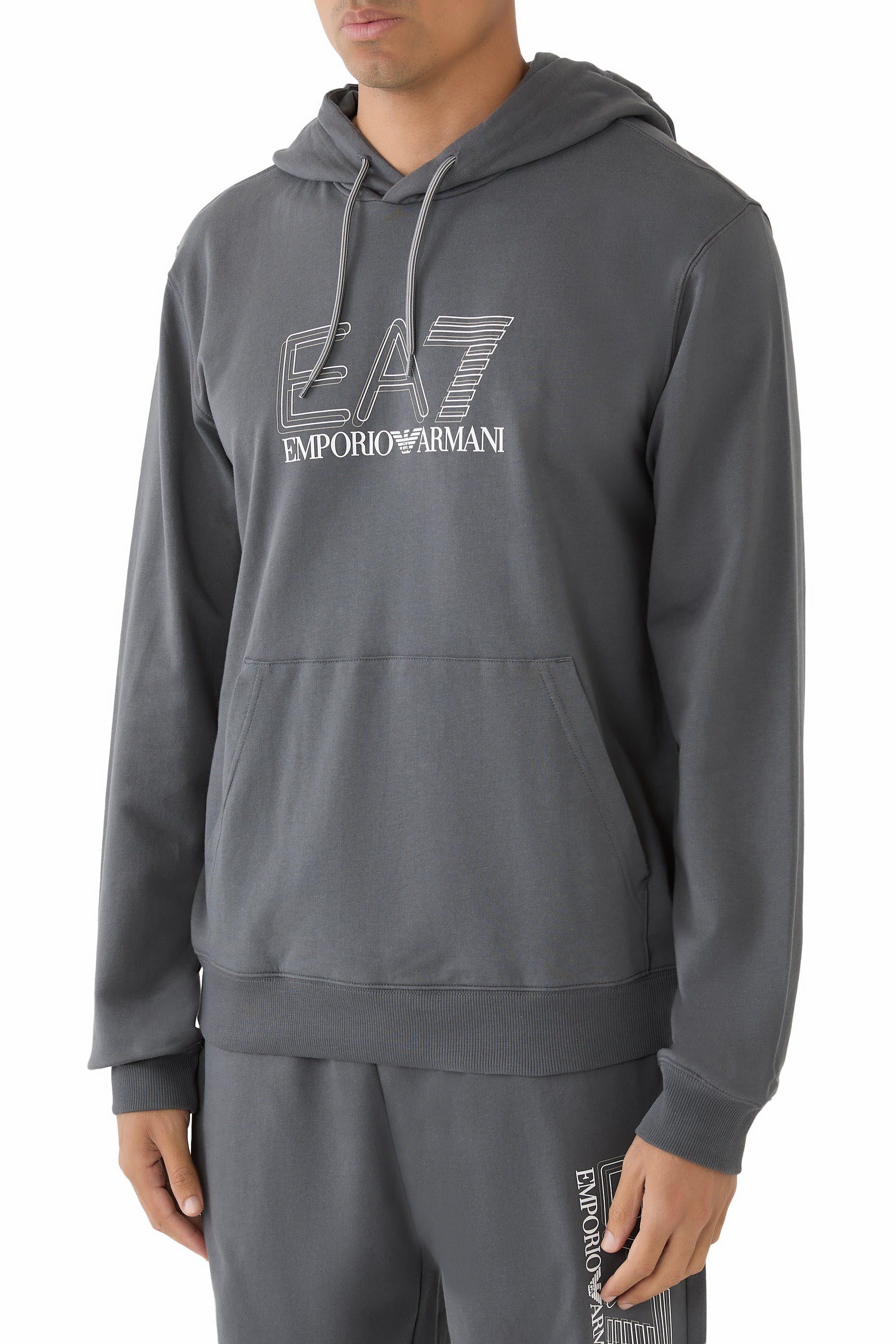 EA7 Logo Hoodie
