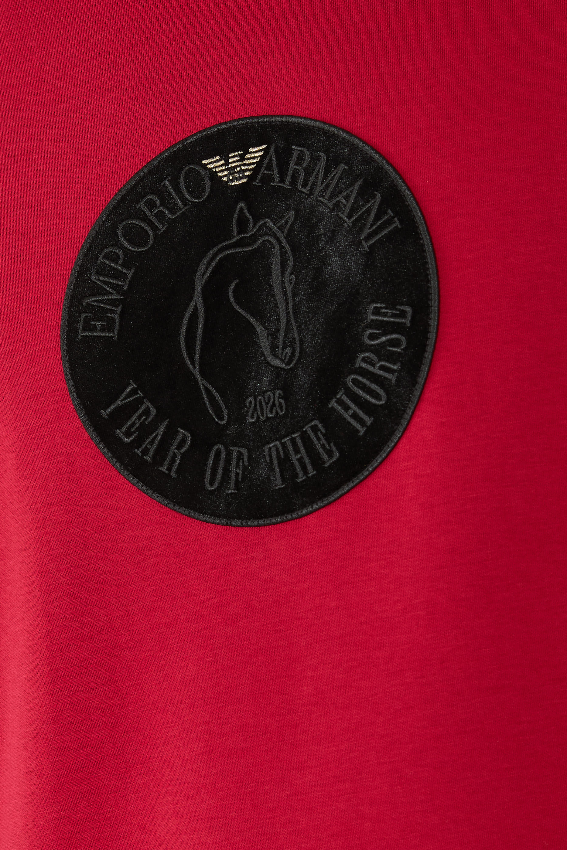 Double Jersey Sweatshirt With Tape and Maxi Lunar New Year Patch