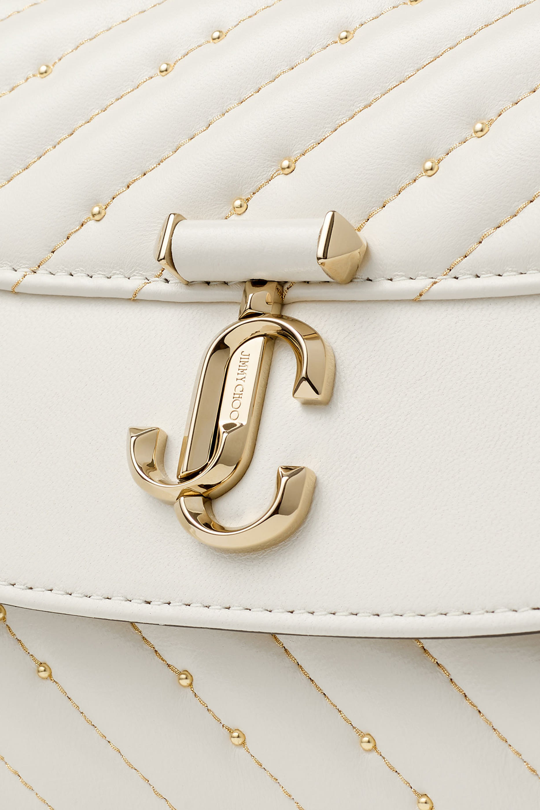 Curve Pearl-Detail Top-Handle Bag