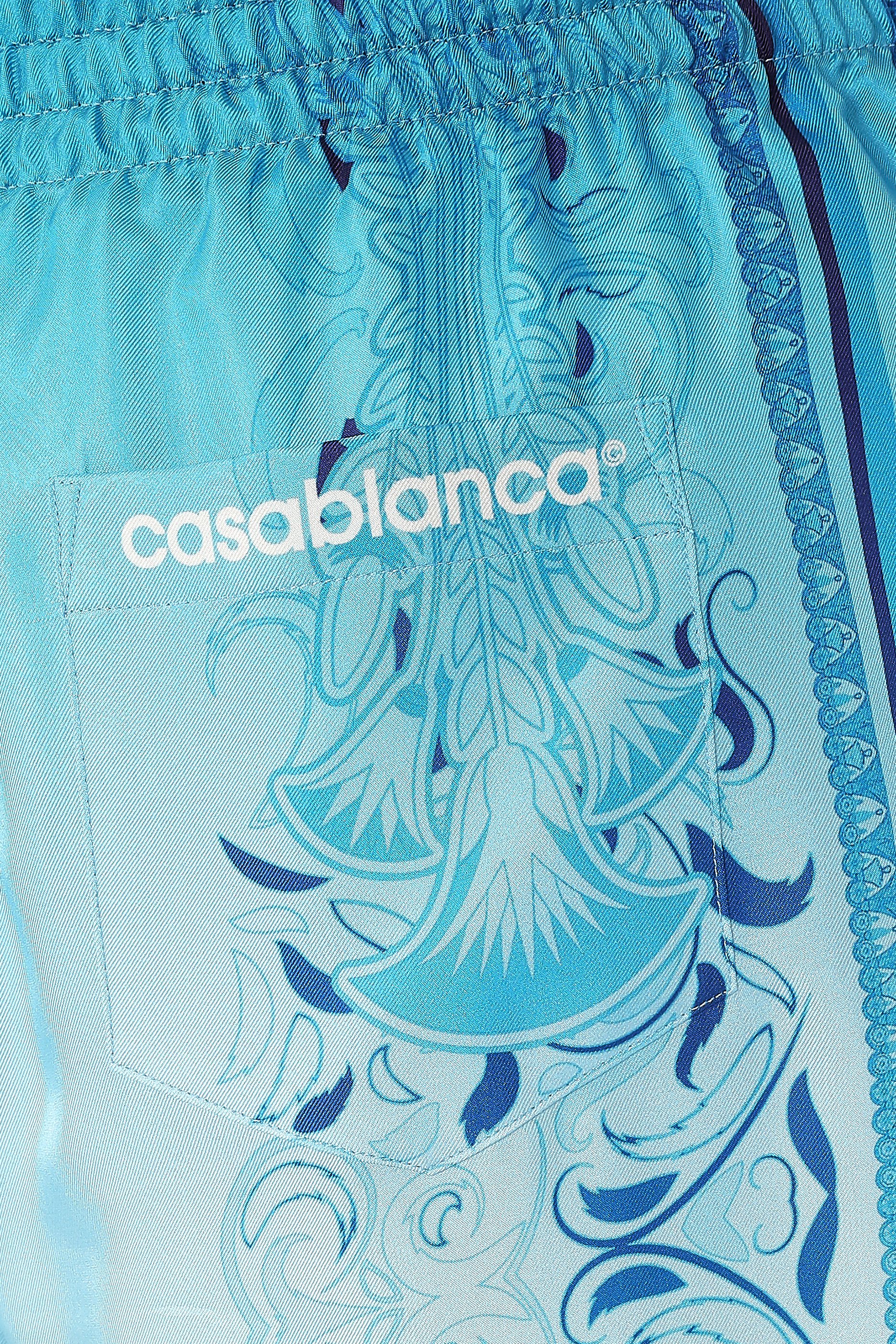 Hotel Emblem Silk Shorts