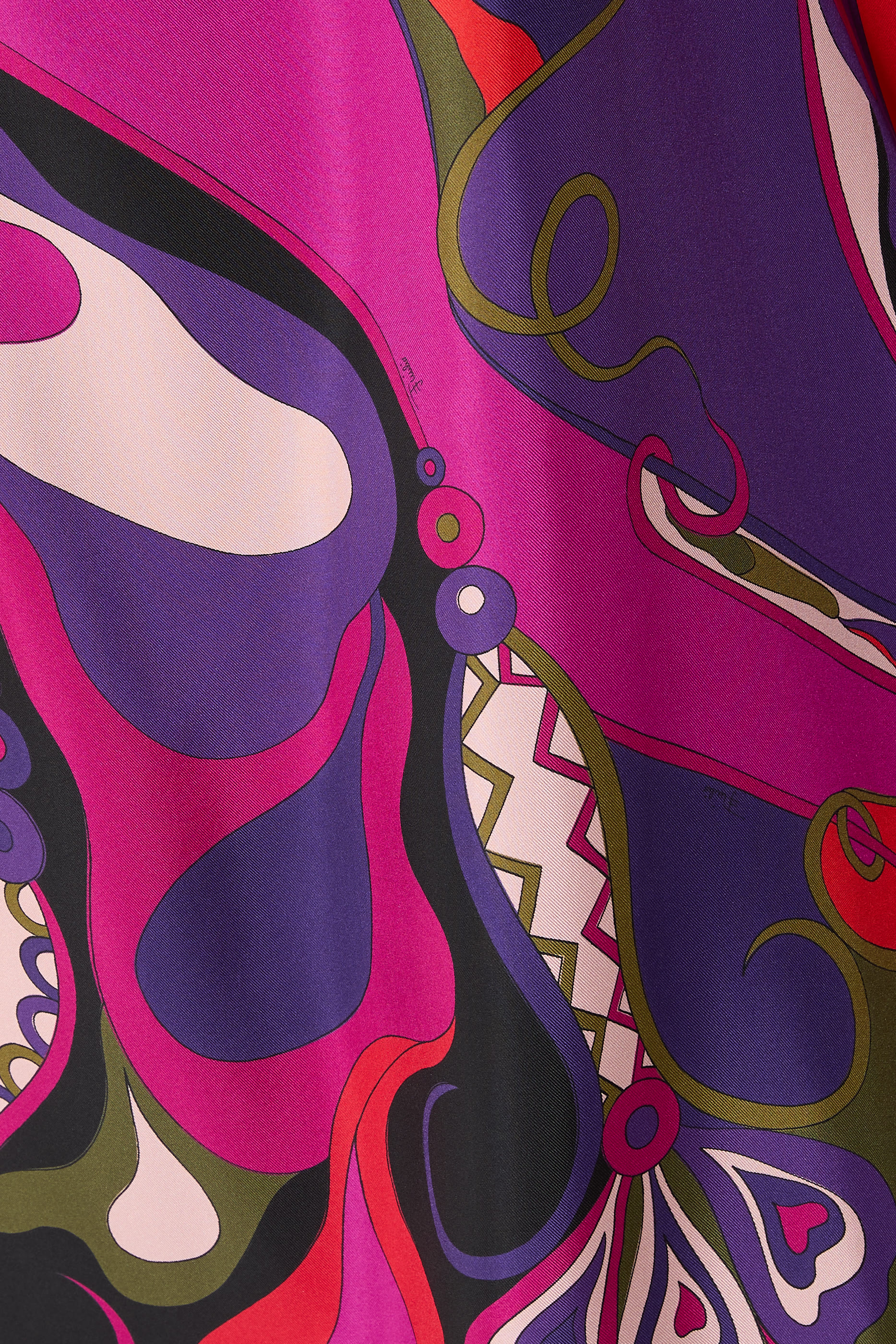 Orchidee Print Kaftan