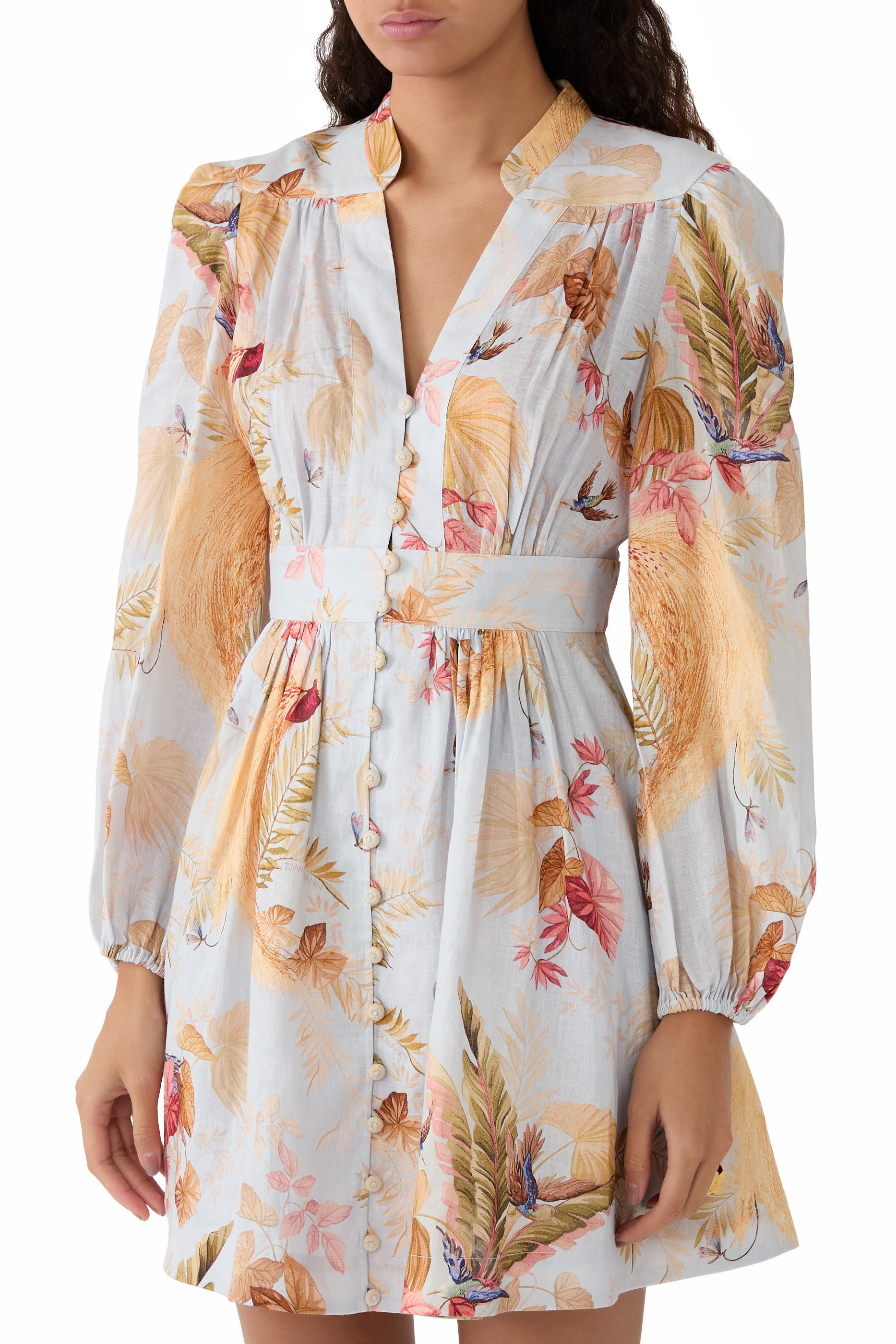 Ascension Plunge Mini Dress 