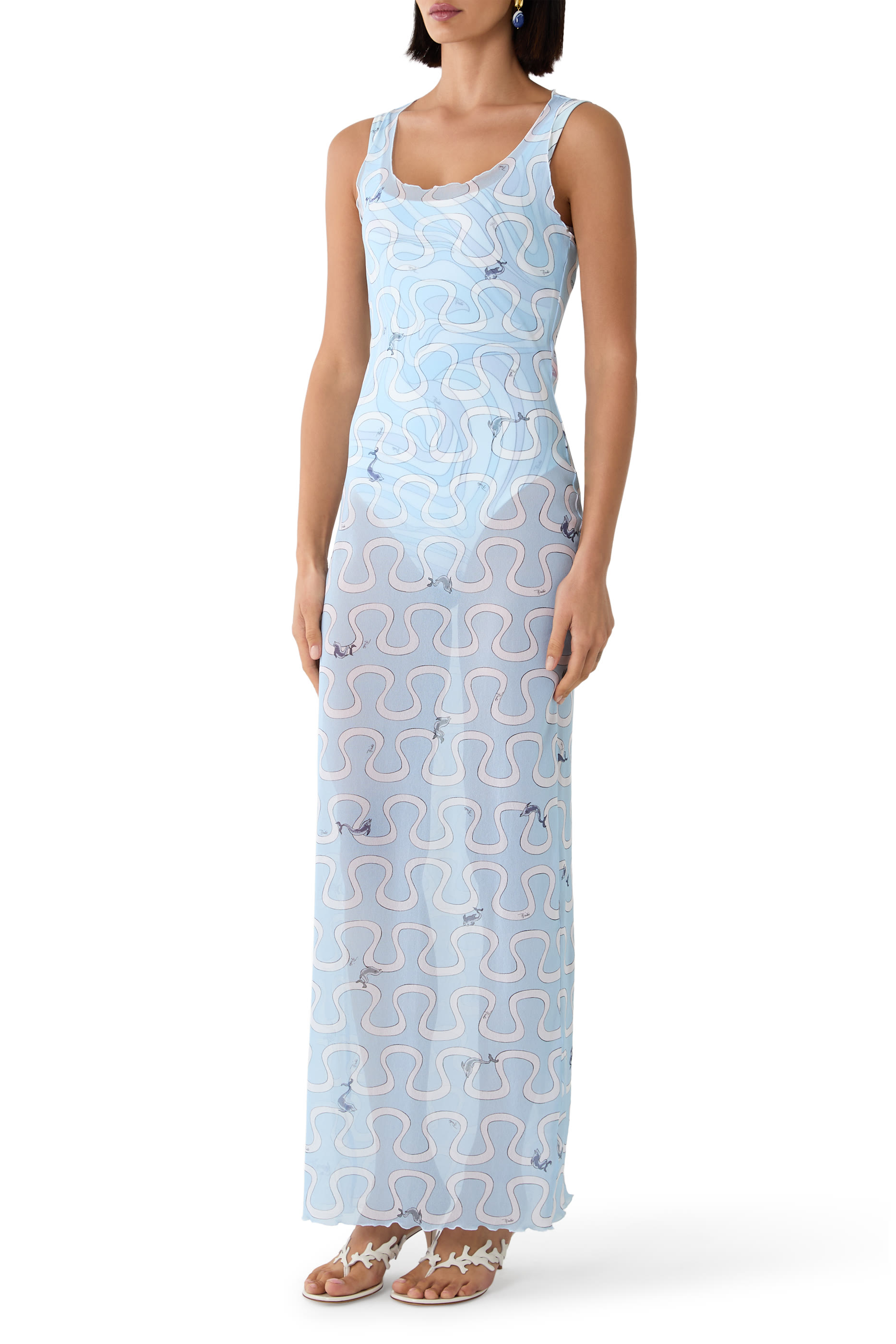 Onda Sheer Tulle Dress