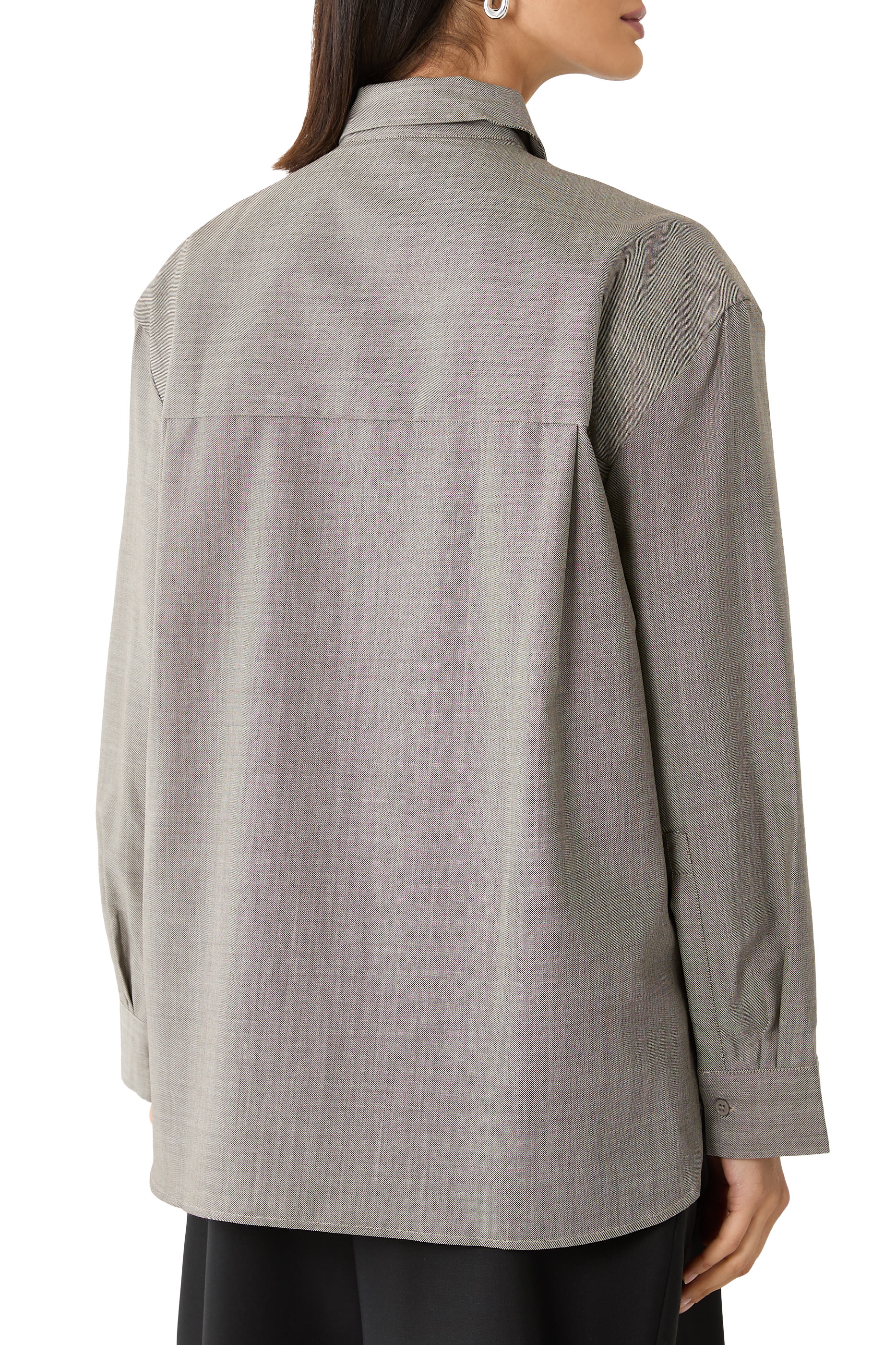 Oana Wool Padded Shirt