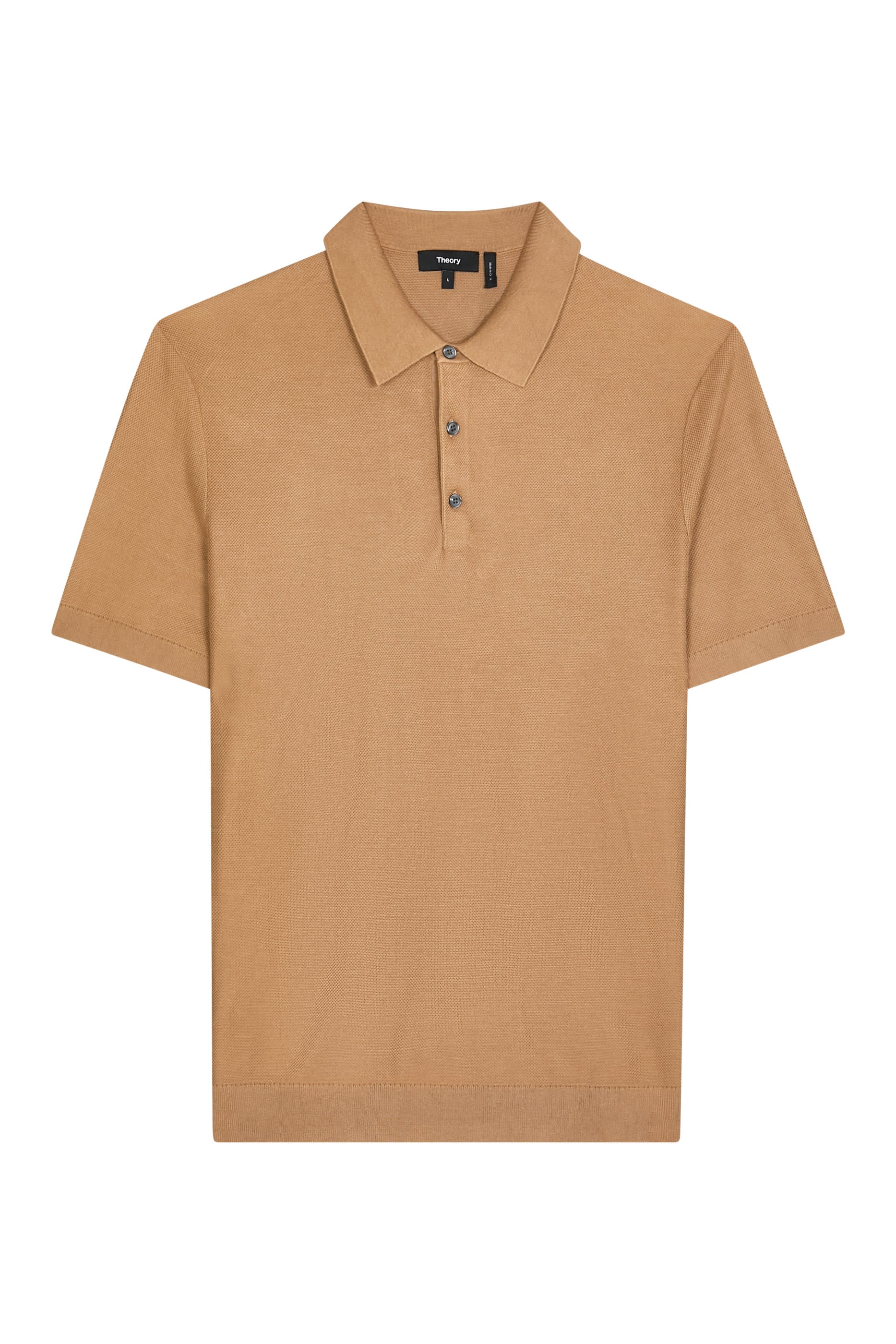 Silk-Cotton Polo Shirt