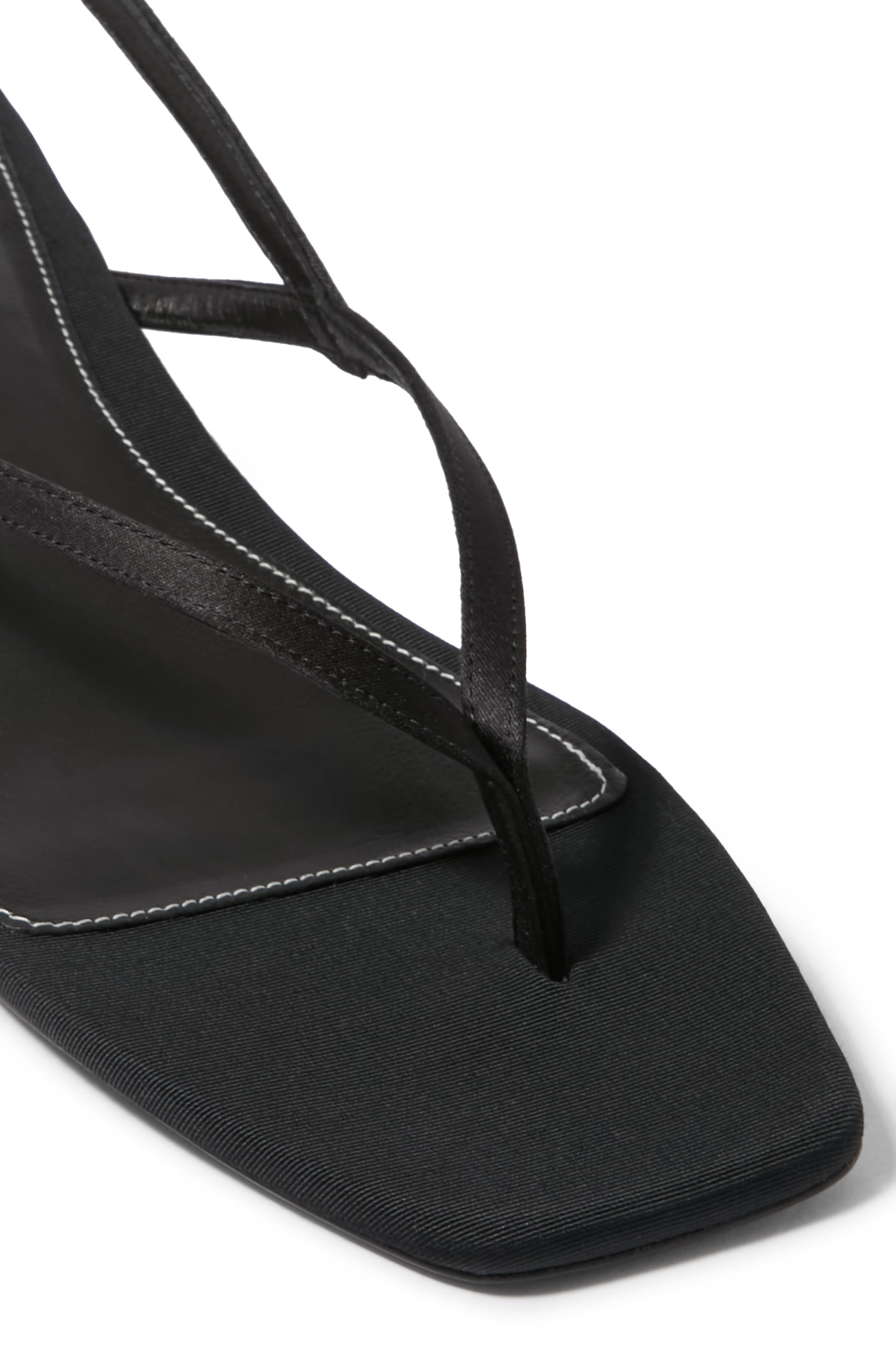 Slingback Satin Flip Flops