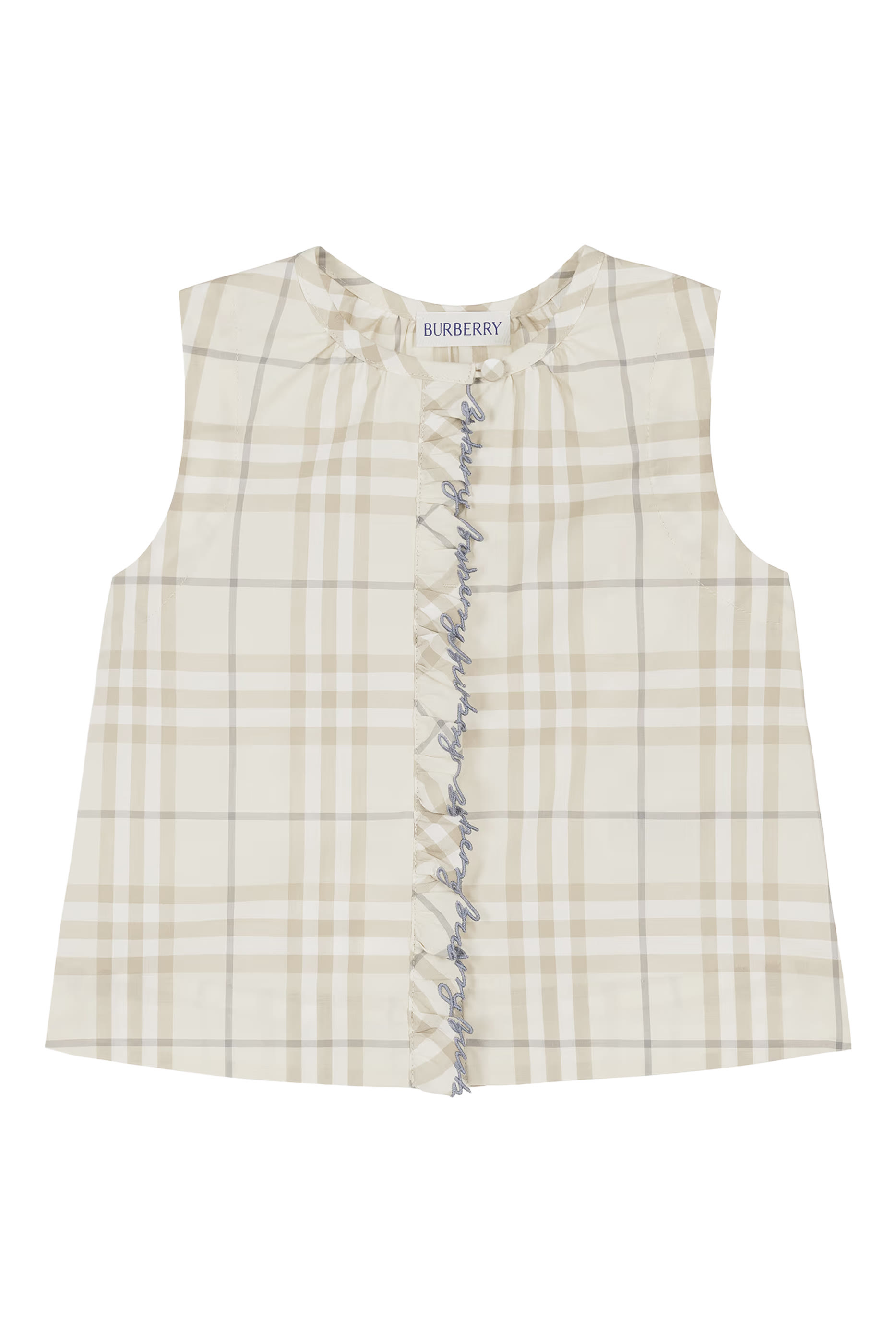 Kids Check Cotton Top
