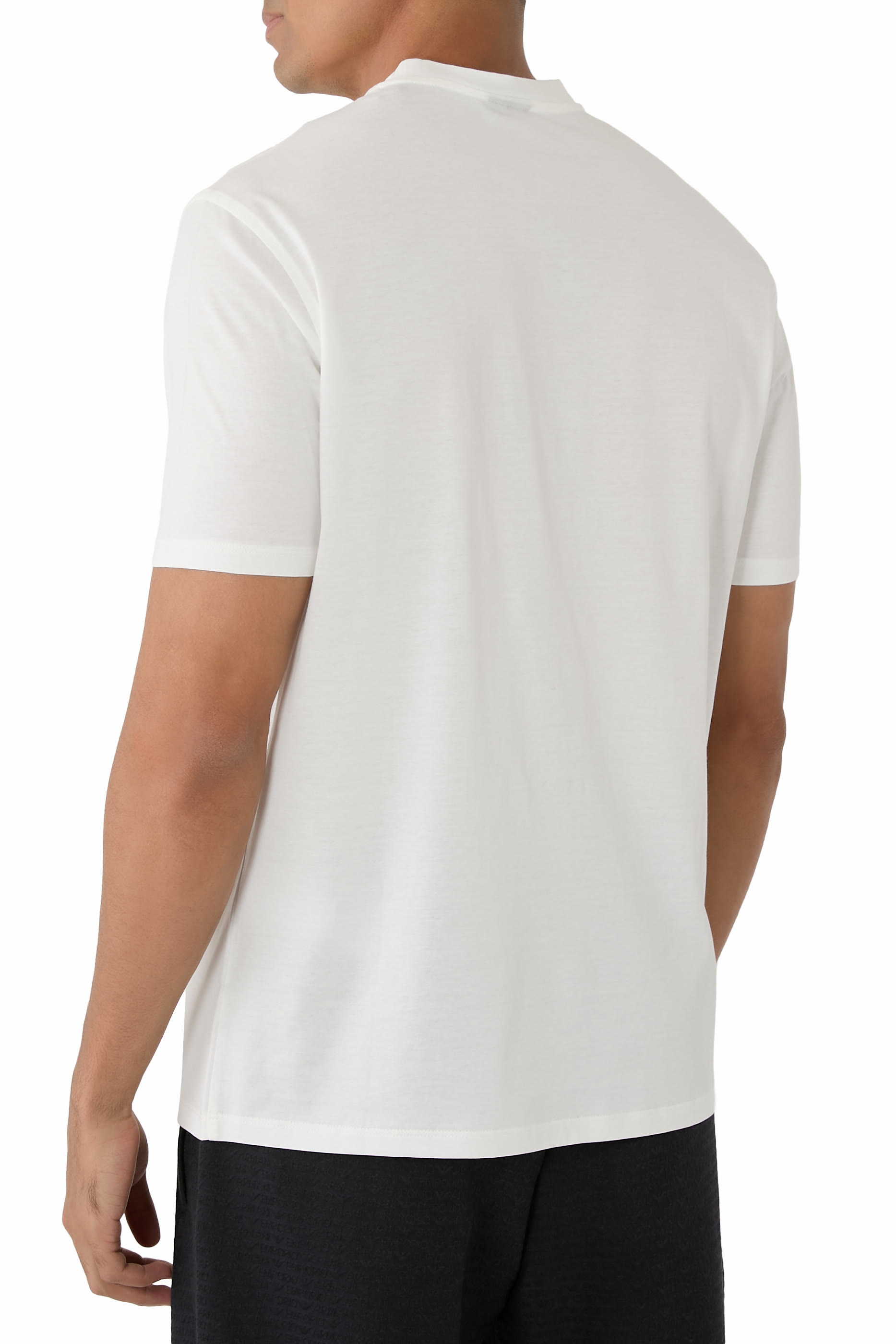 Tonal Logo Inlay Jersey T-Shirt