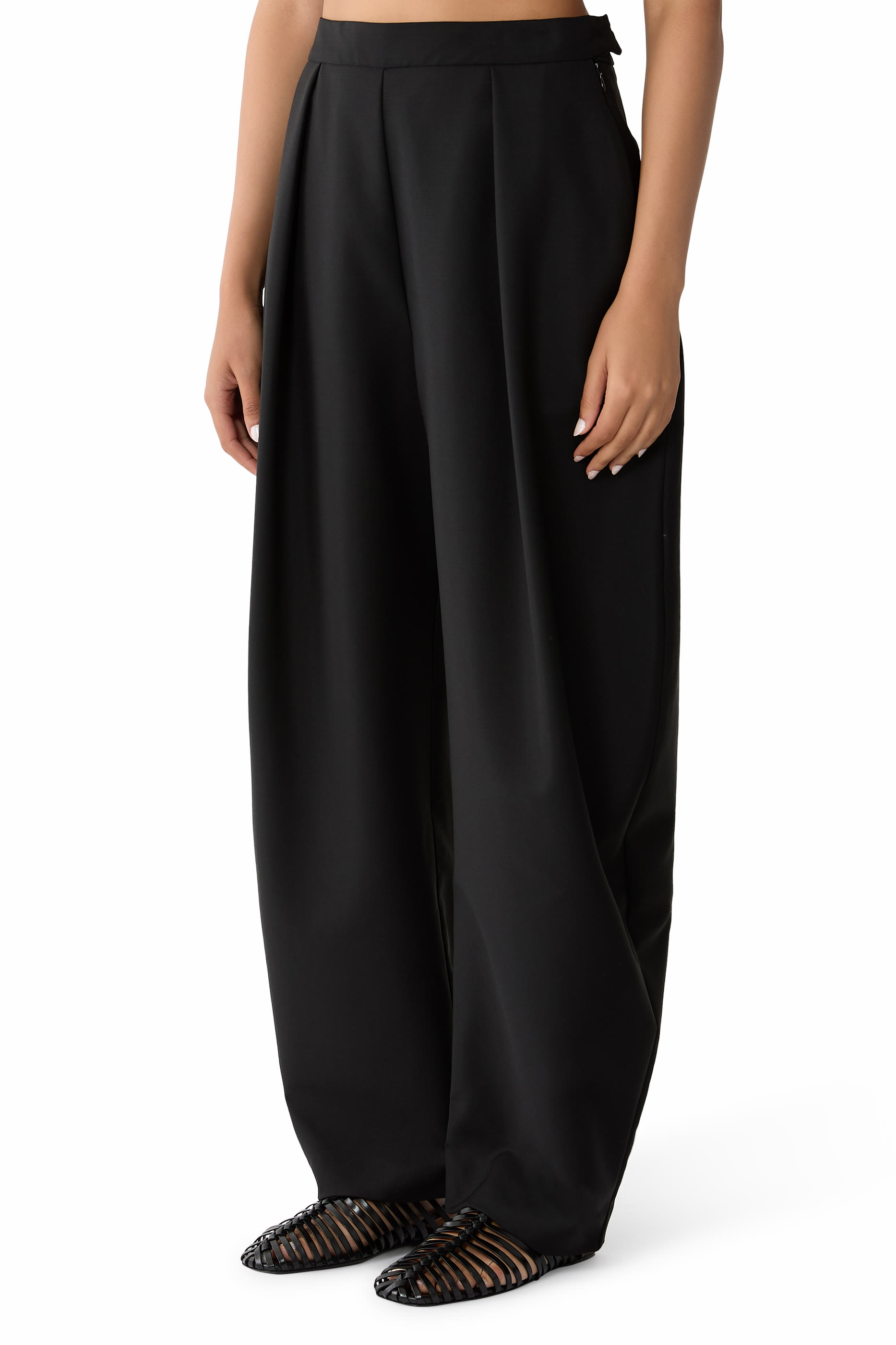  Puck Sculptural Tailored Trousers 