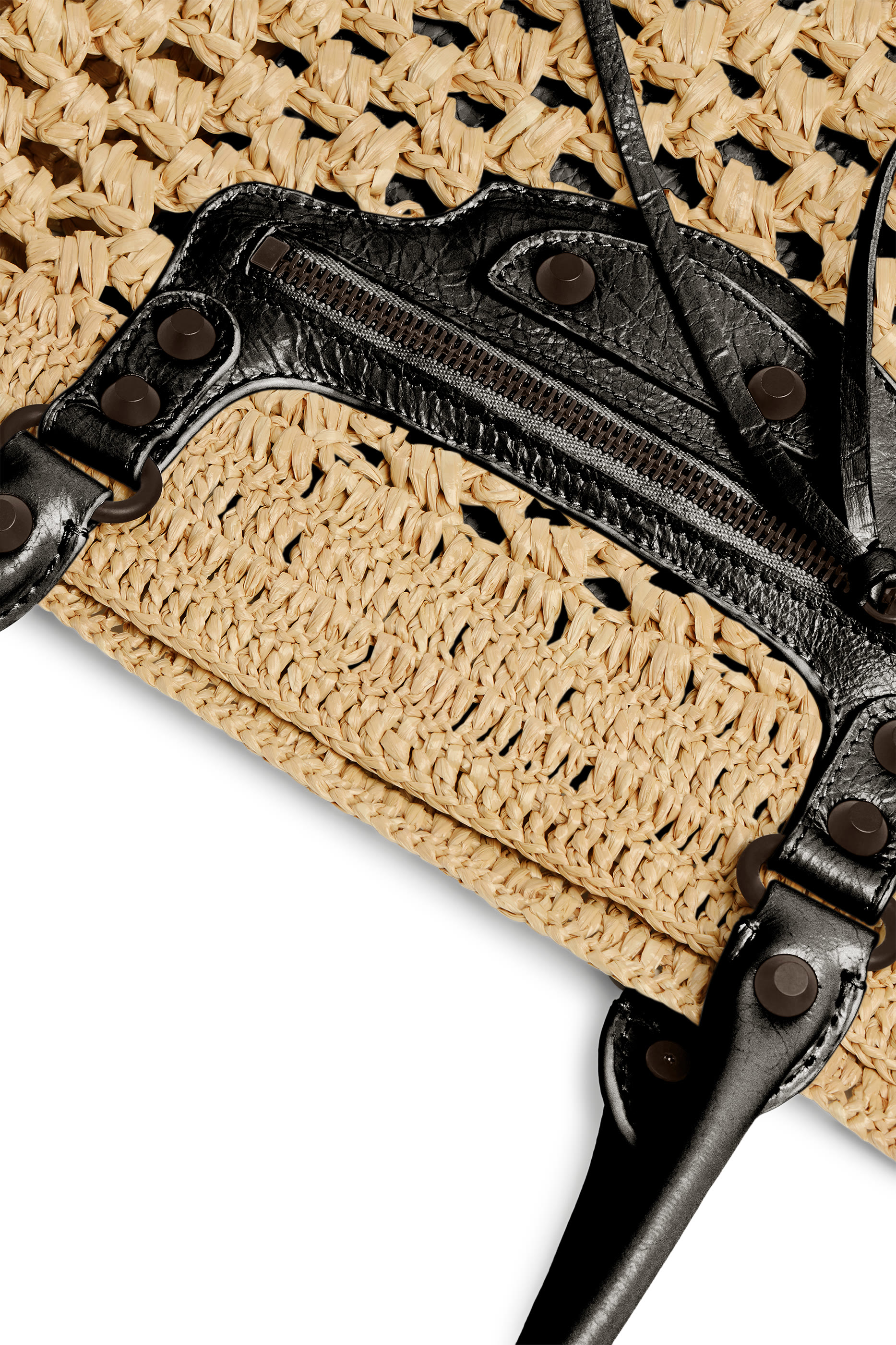 Le City Raffia Basket Bag