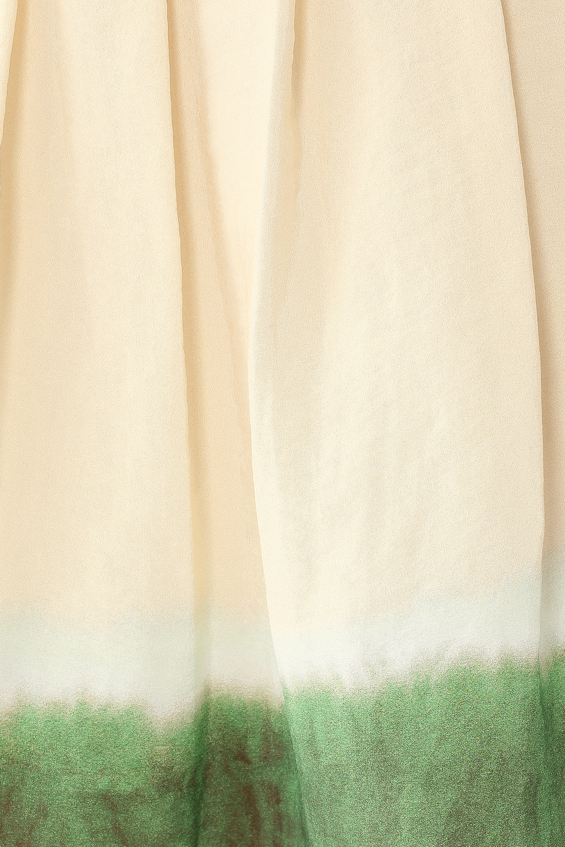 Dip-Dye Pleated Skirt
