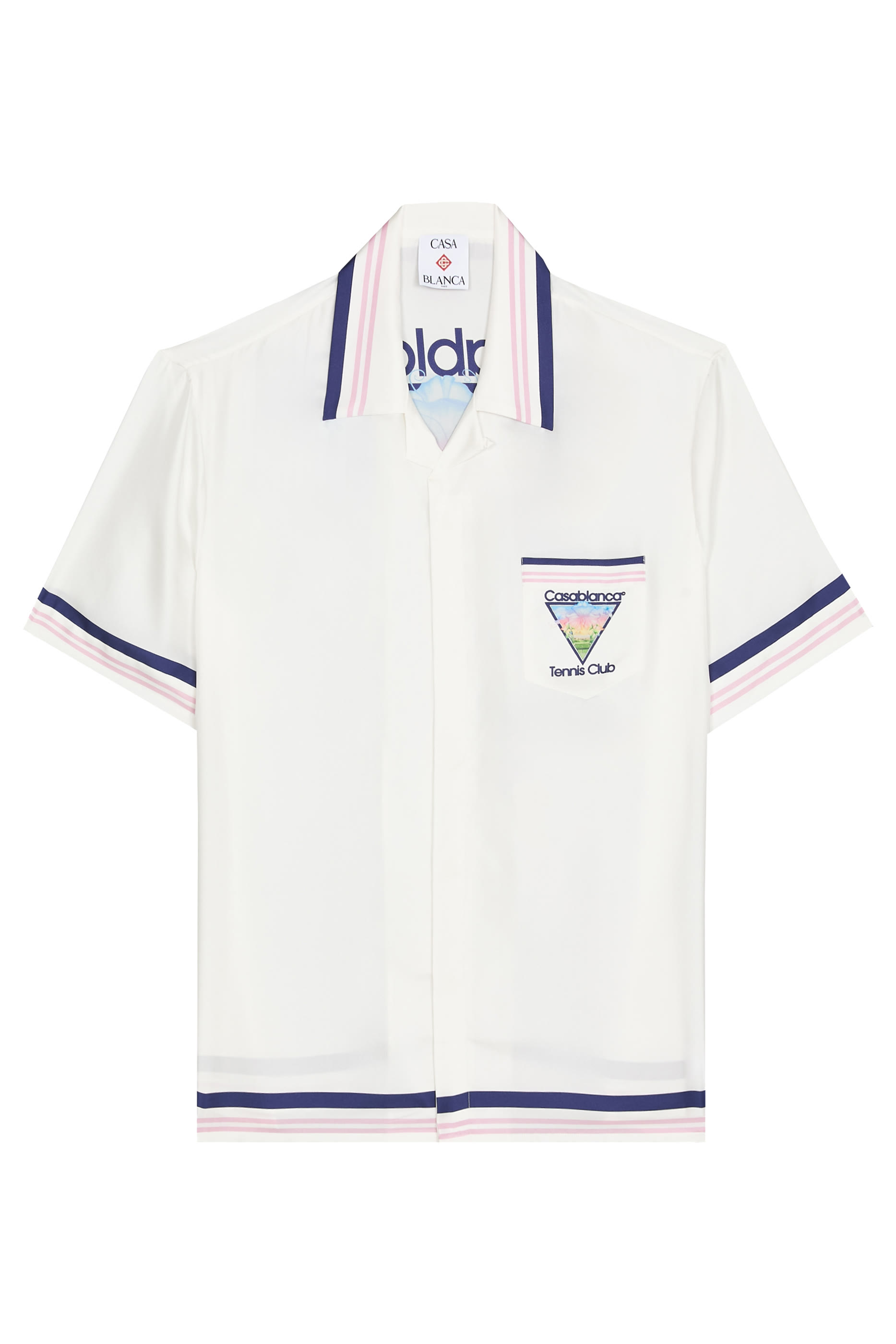 Radiating Monogram Silk Shirt