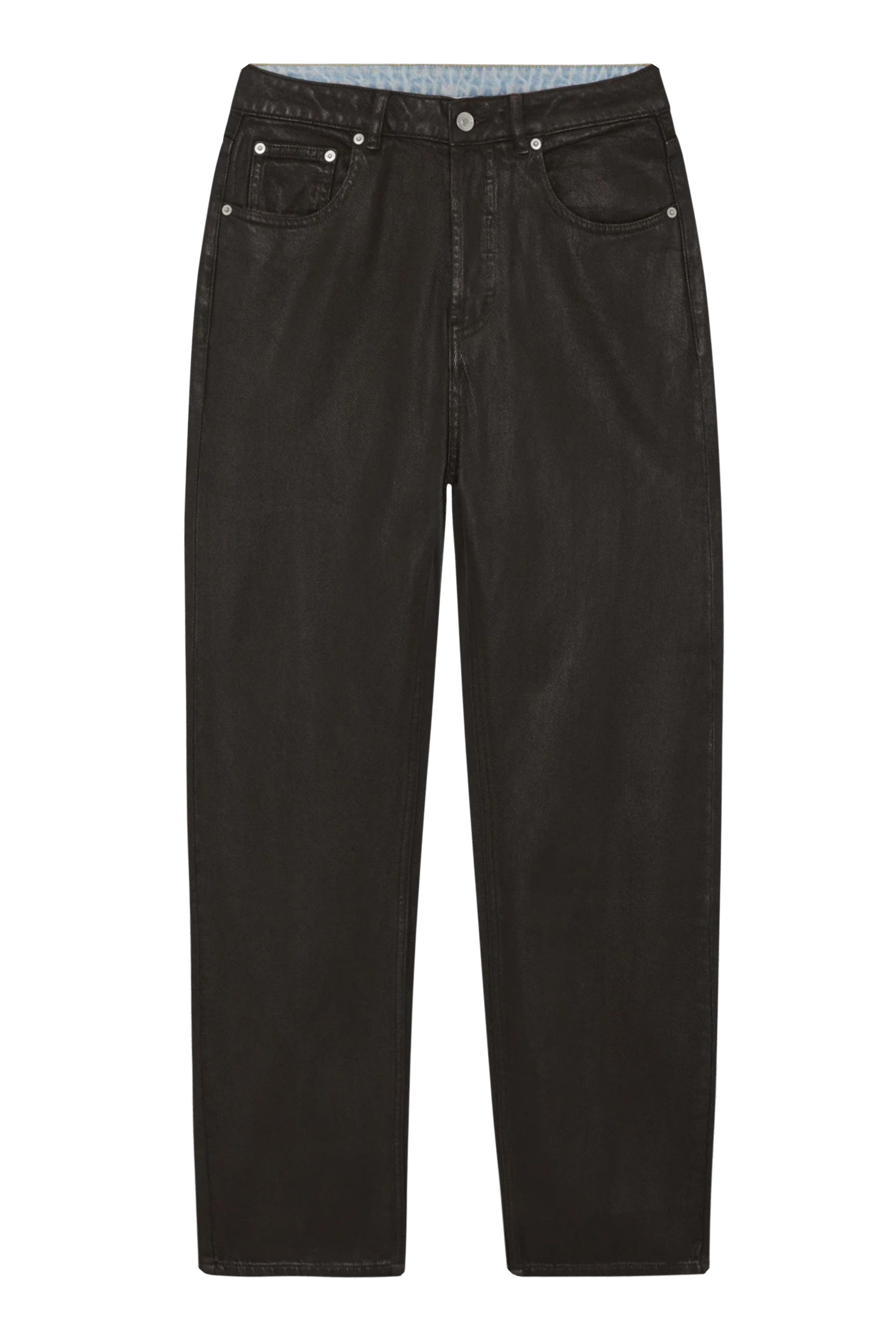  Wax Coated Denim Jeans 