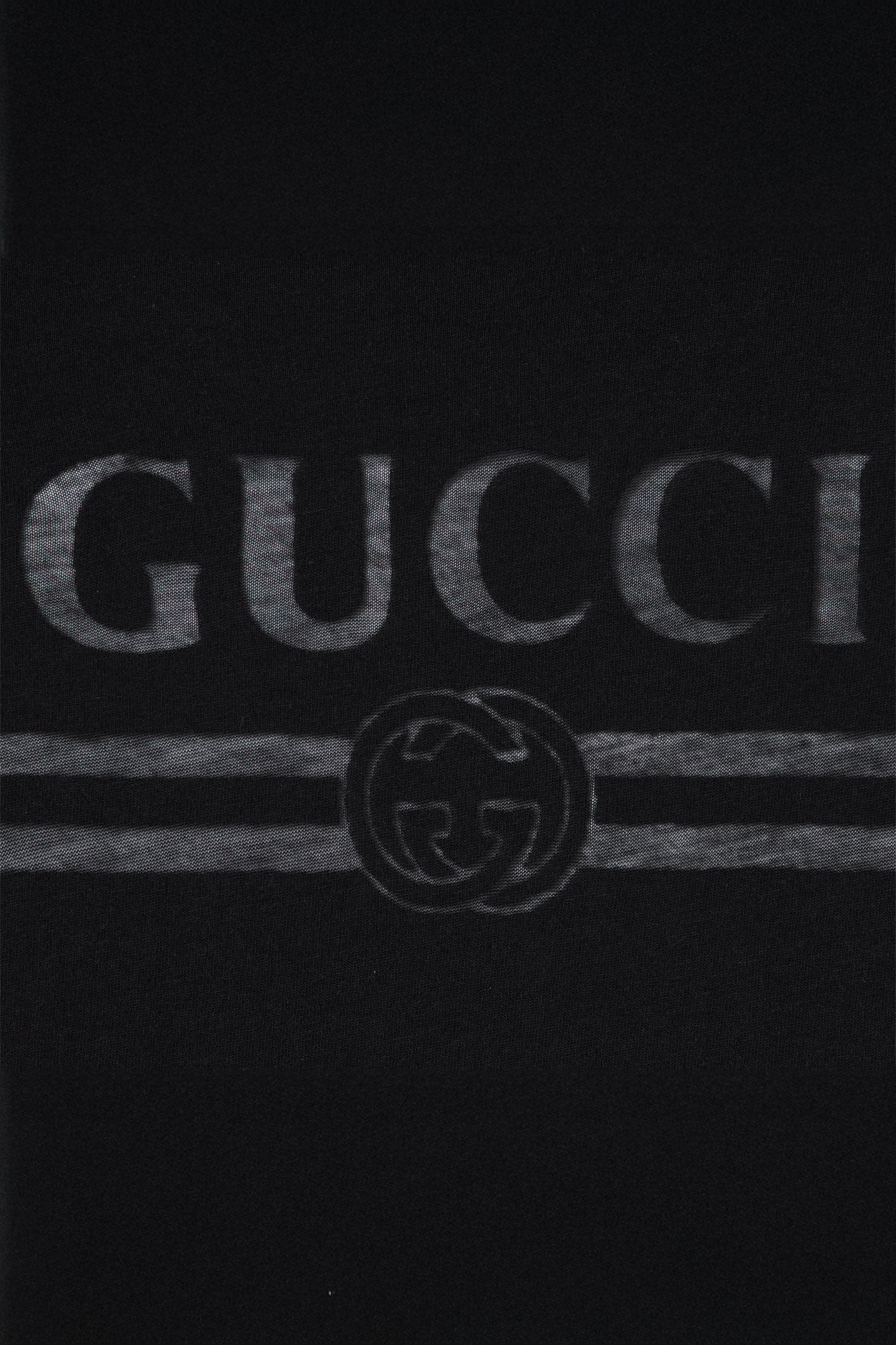 Cotton Jersey T-Shirt with Devor&eacute; Detail 