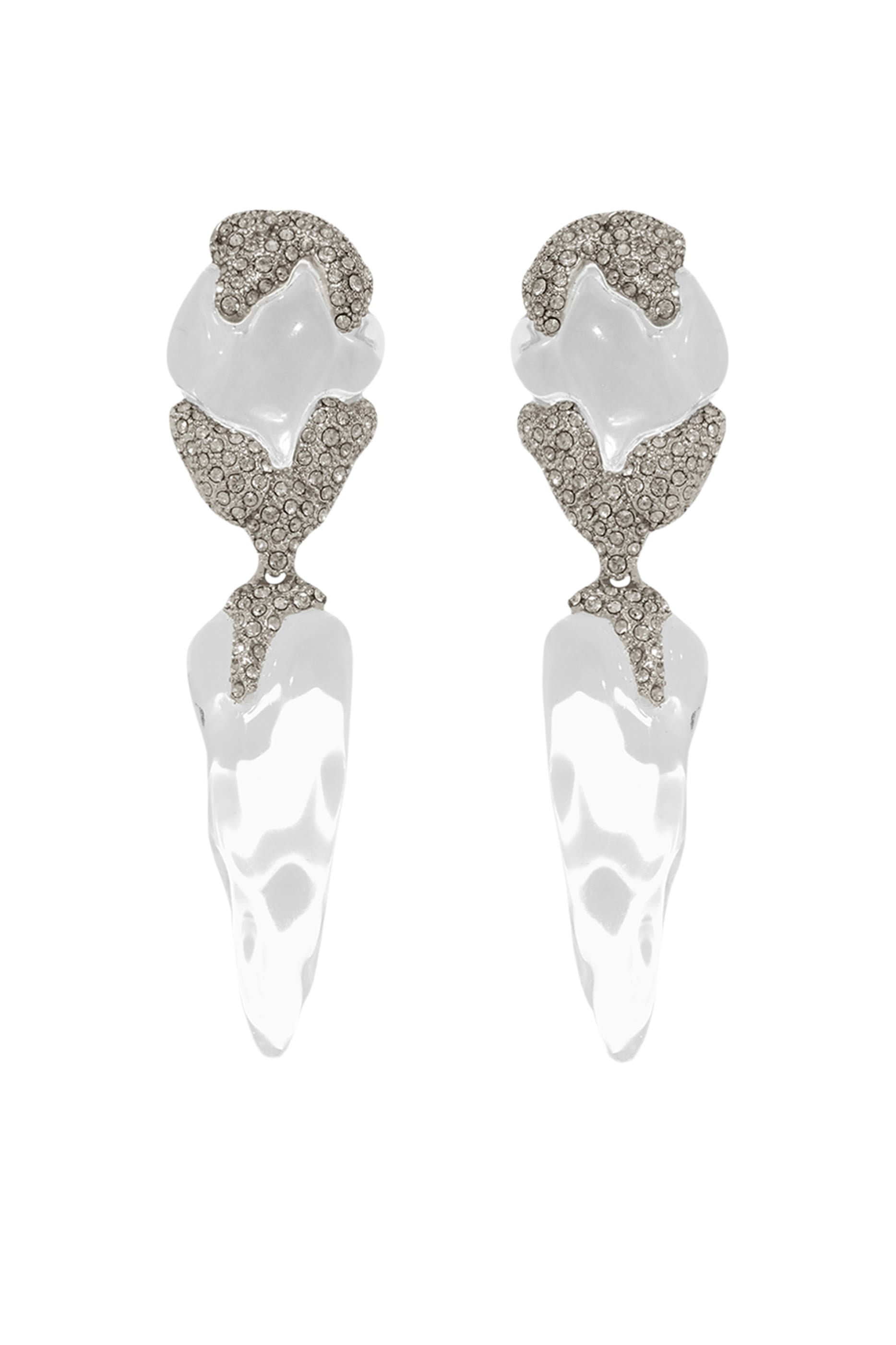 Silverlake Lucite Post Drop Earrings