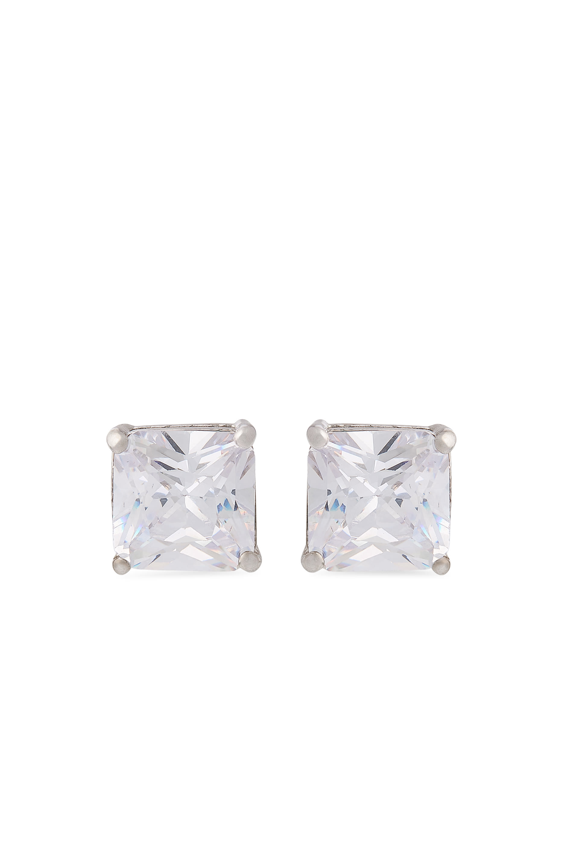 Princess 4-Prong Set Earrings