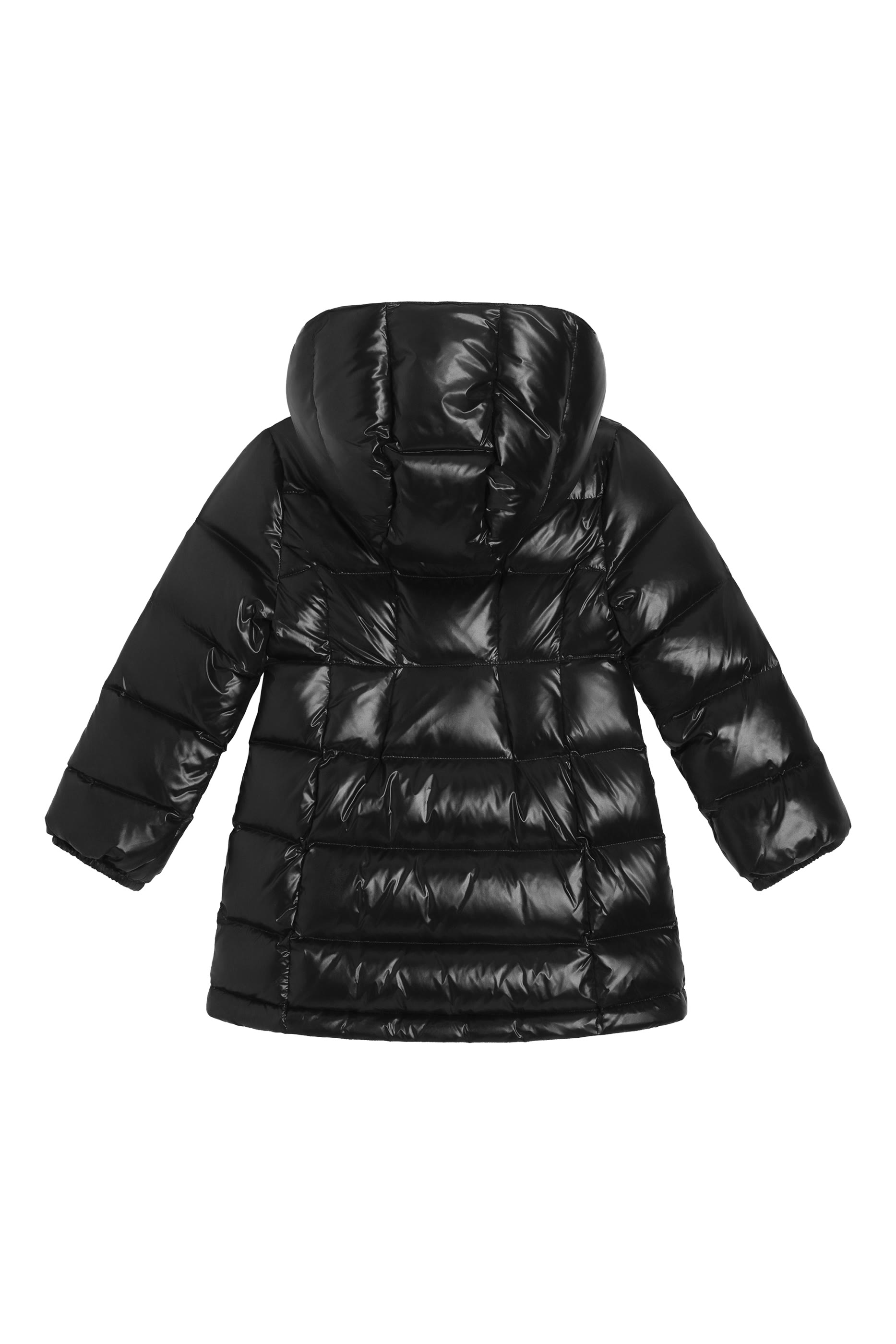 Kids Logo-Appliqué Quilted Coat