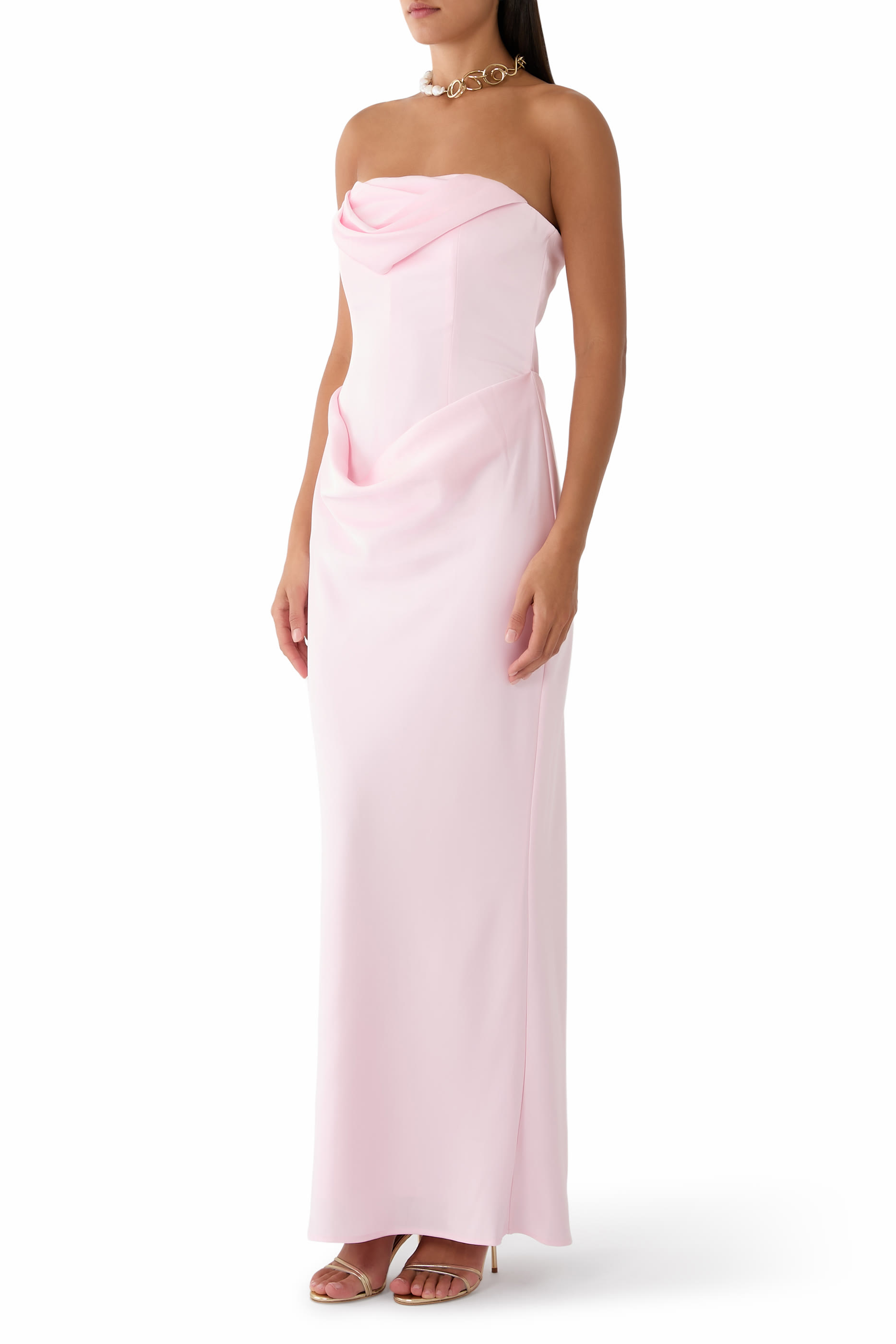 Corsage Long Dress