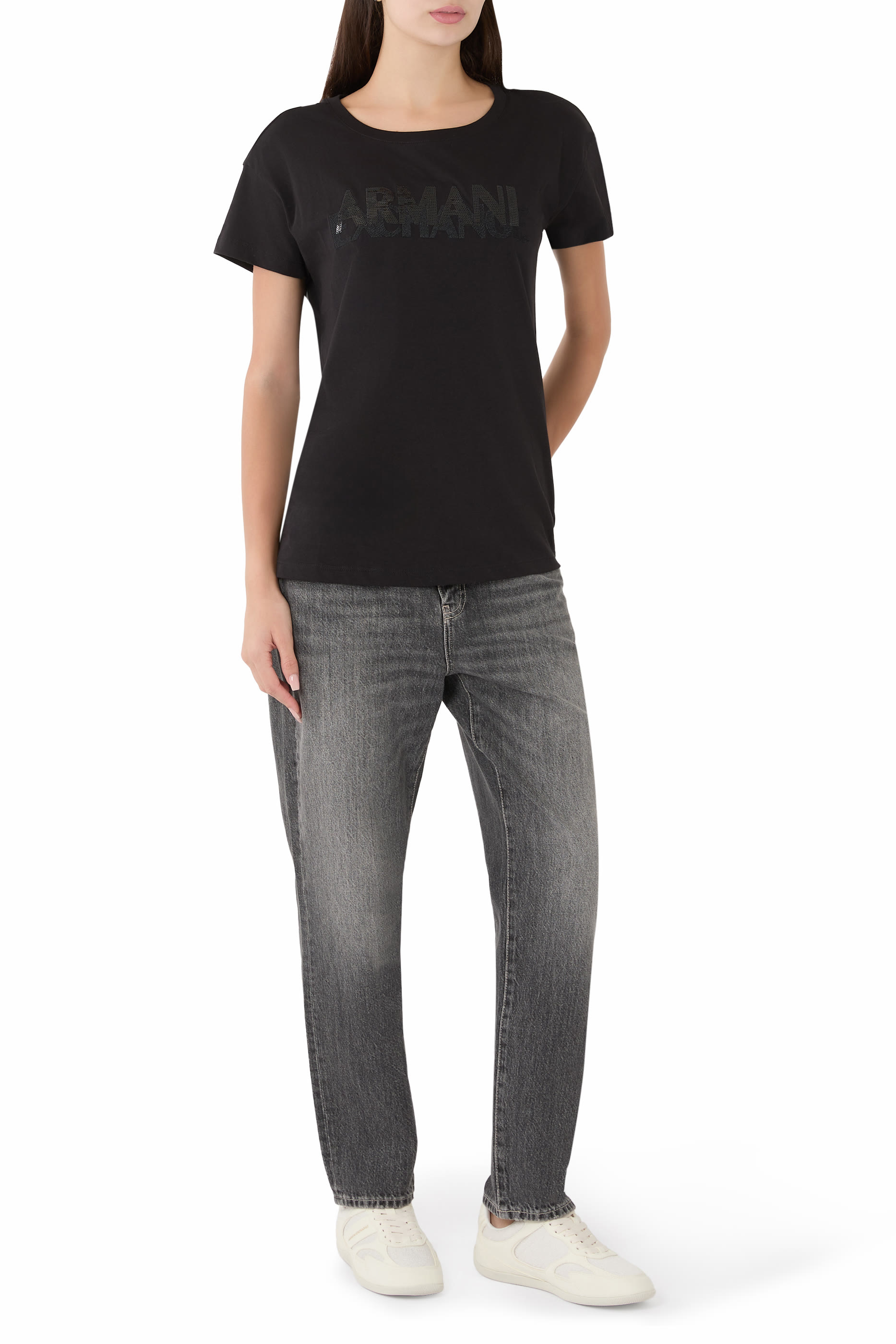 Sequinned Logo T-Shirt