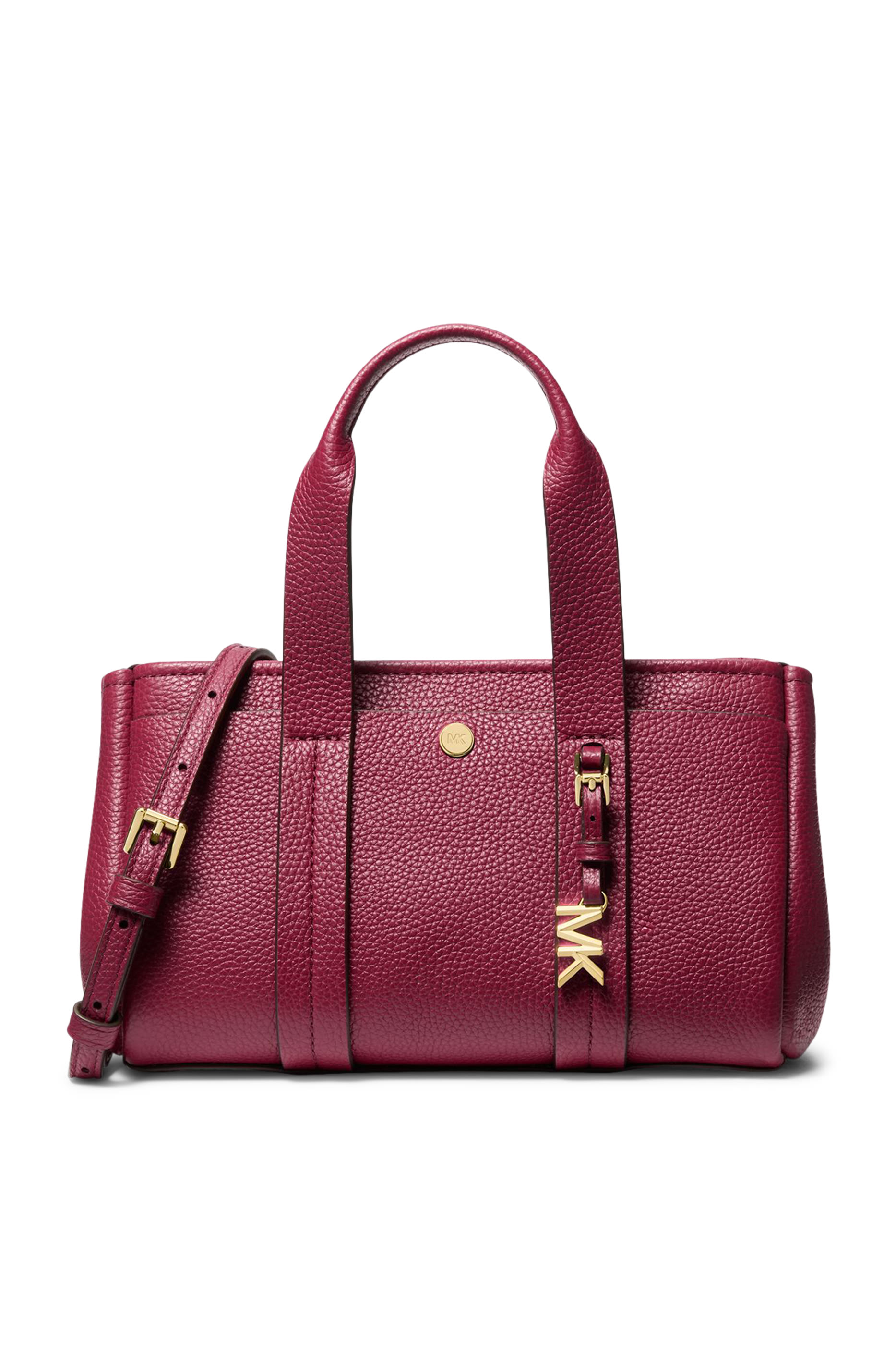 Romee Small Pebbled Leather Satchel Bag