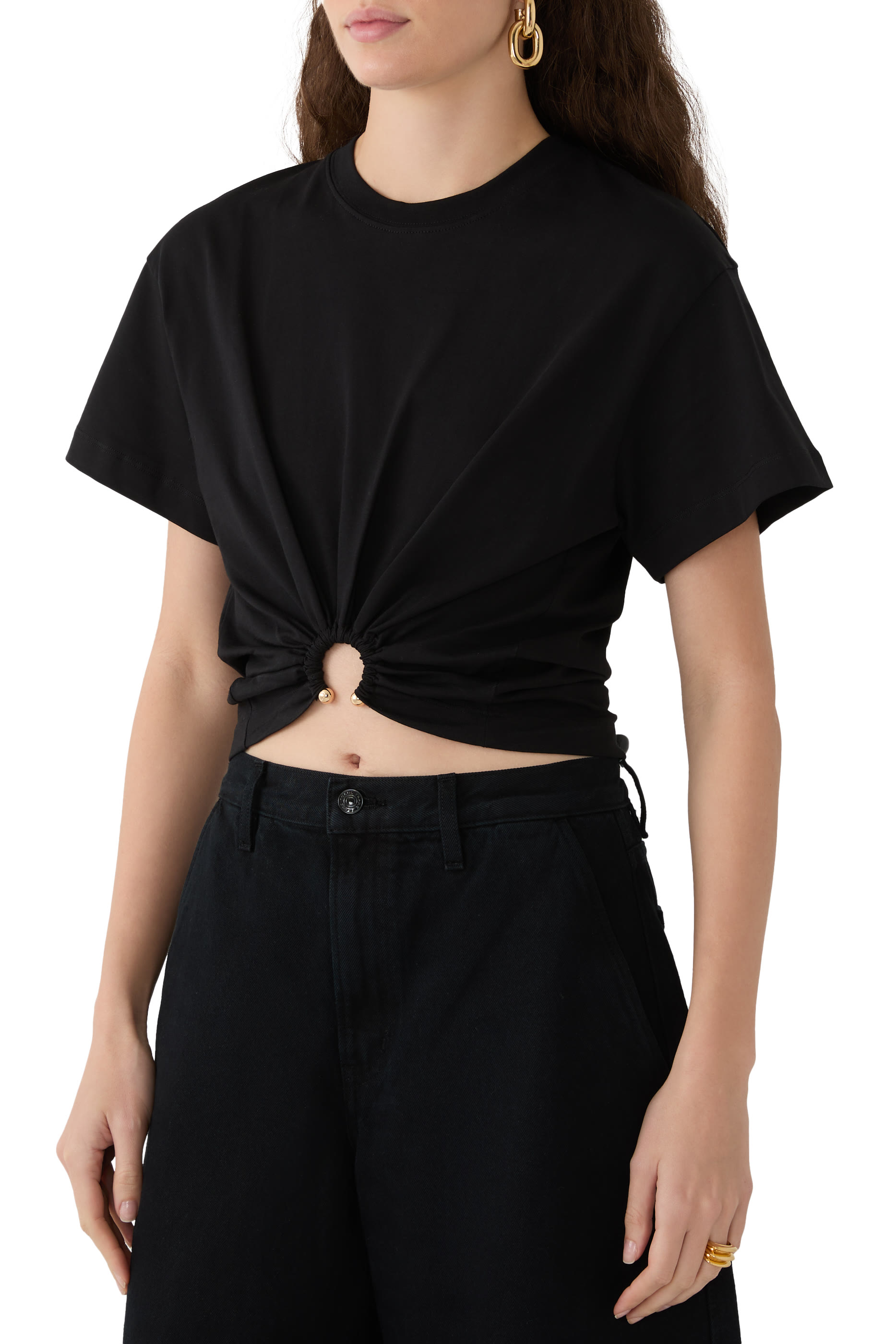 T-Shirt with Piercing