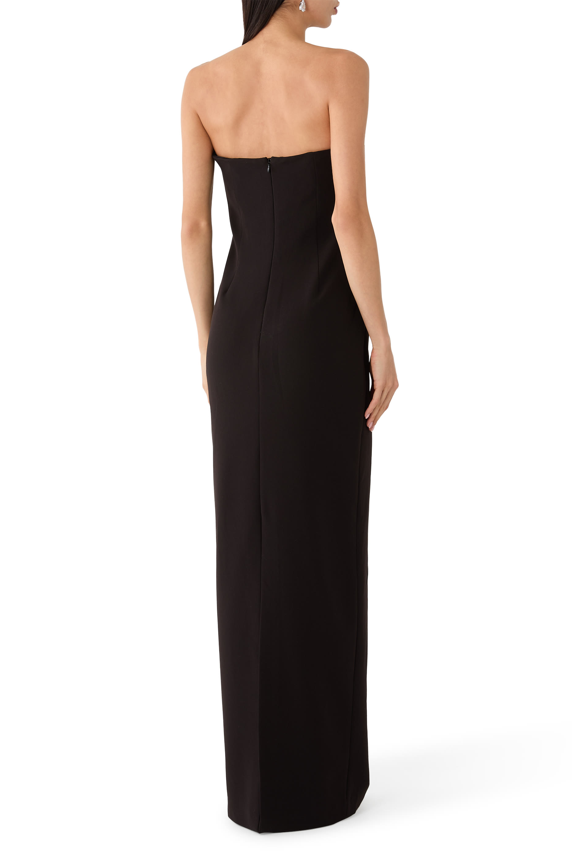 Strapless Drape Gown