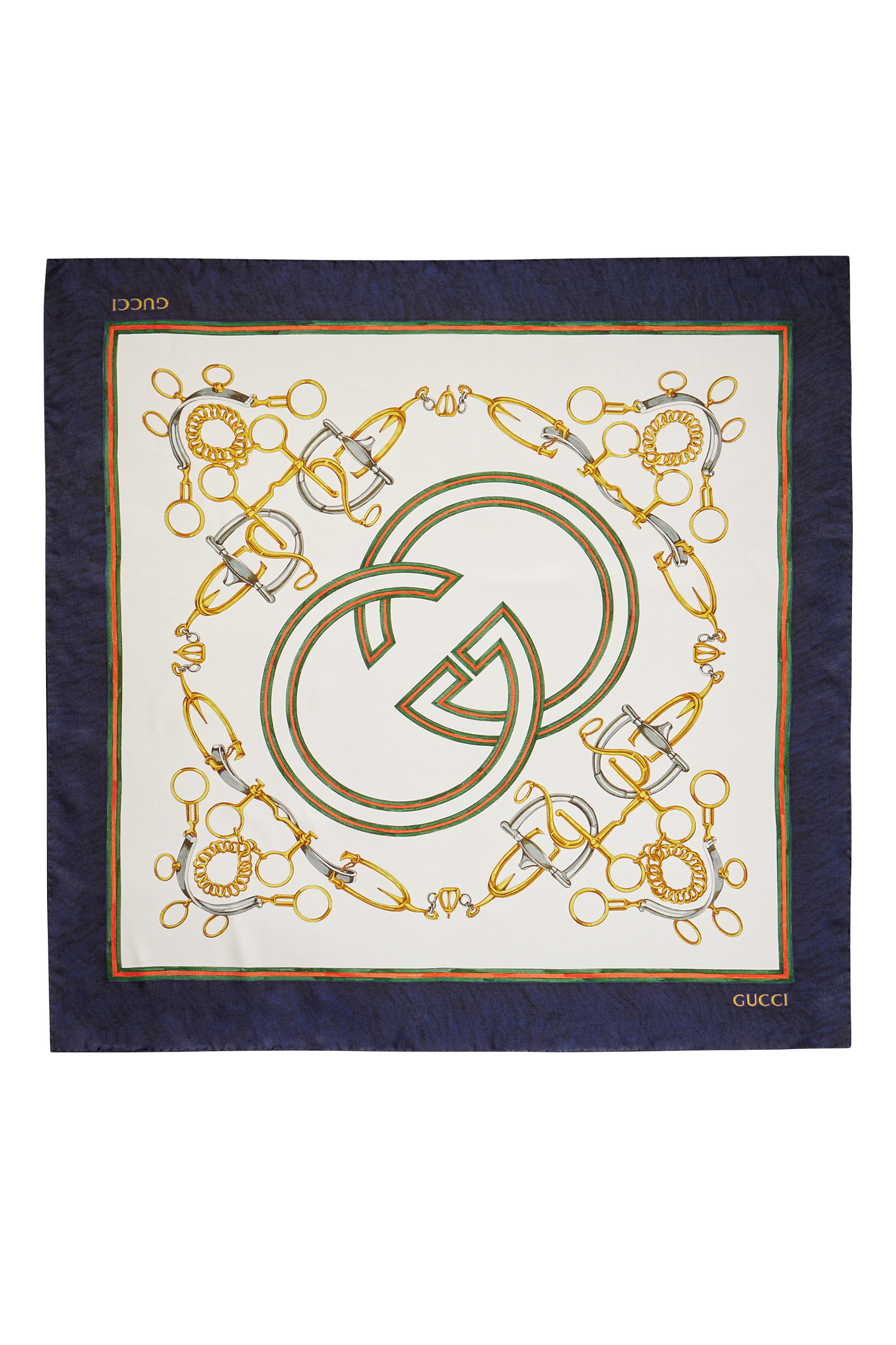 "Your Majesty" Printed Silk Carré 