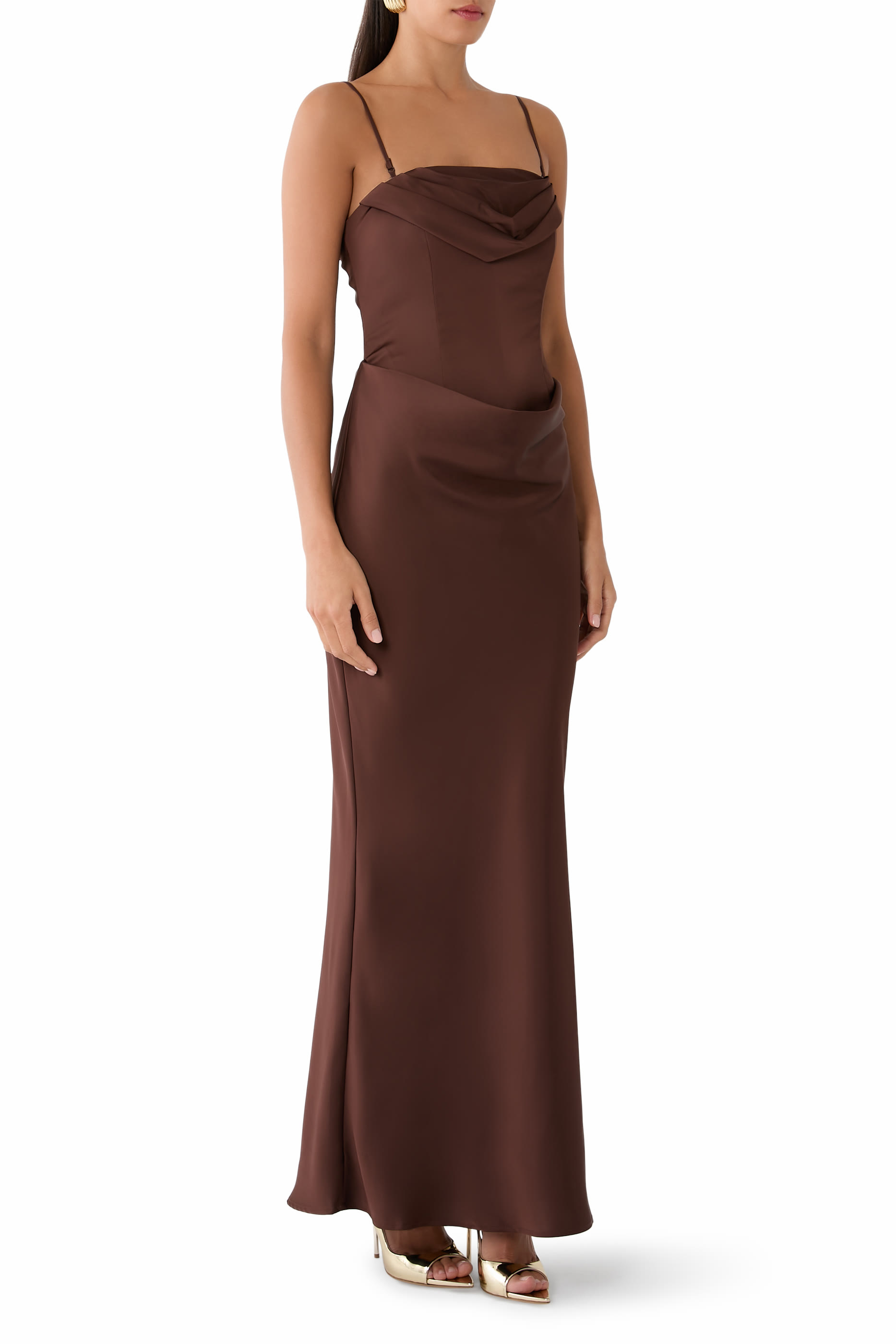 Corsage Maxi Dress