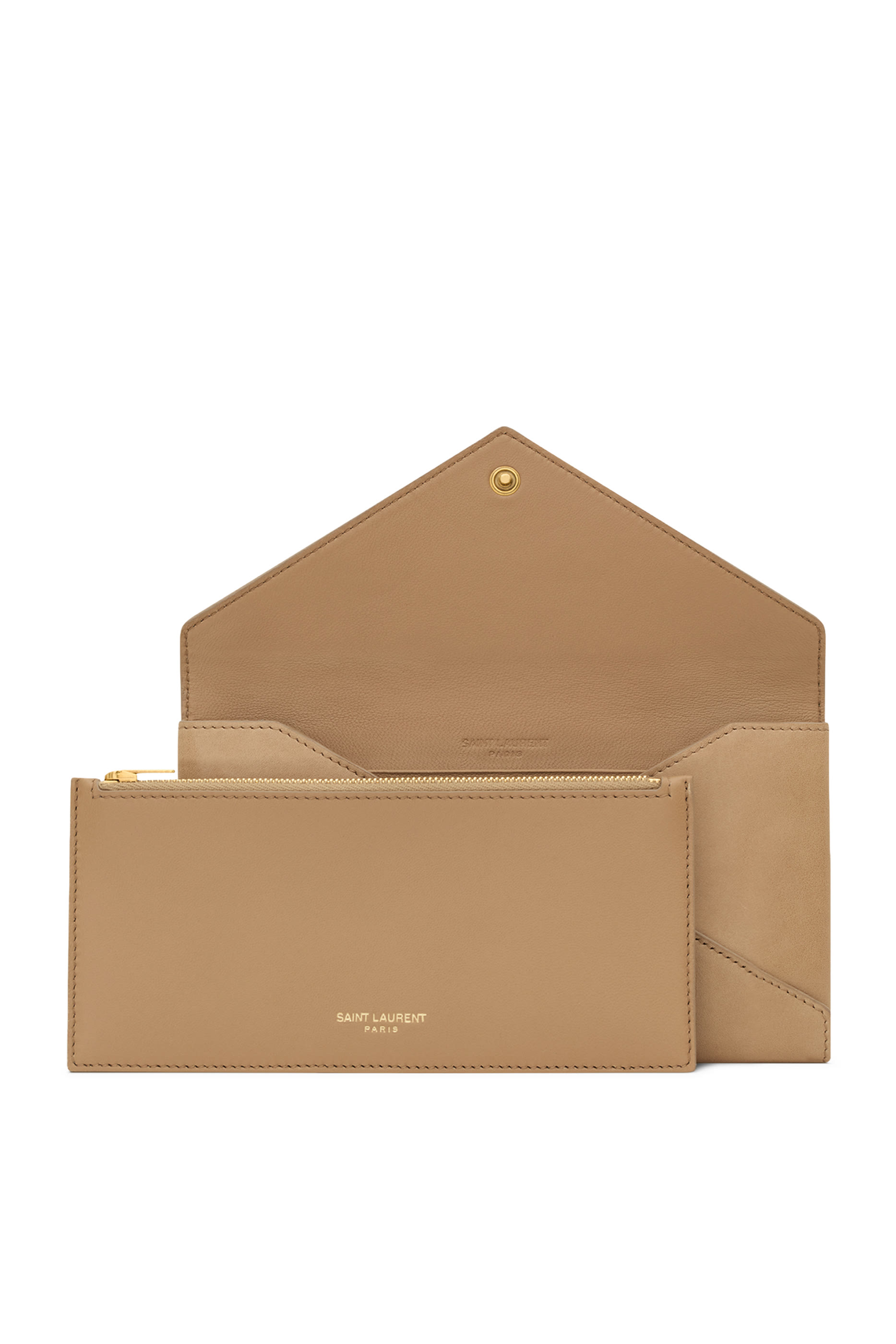 Letter Large Wallet in Leather