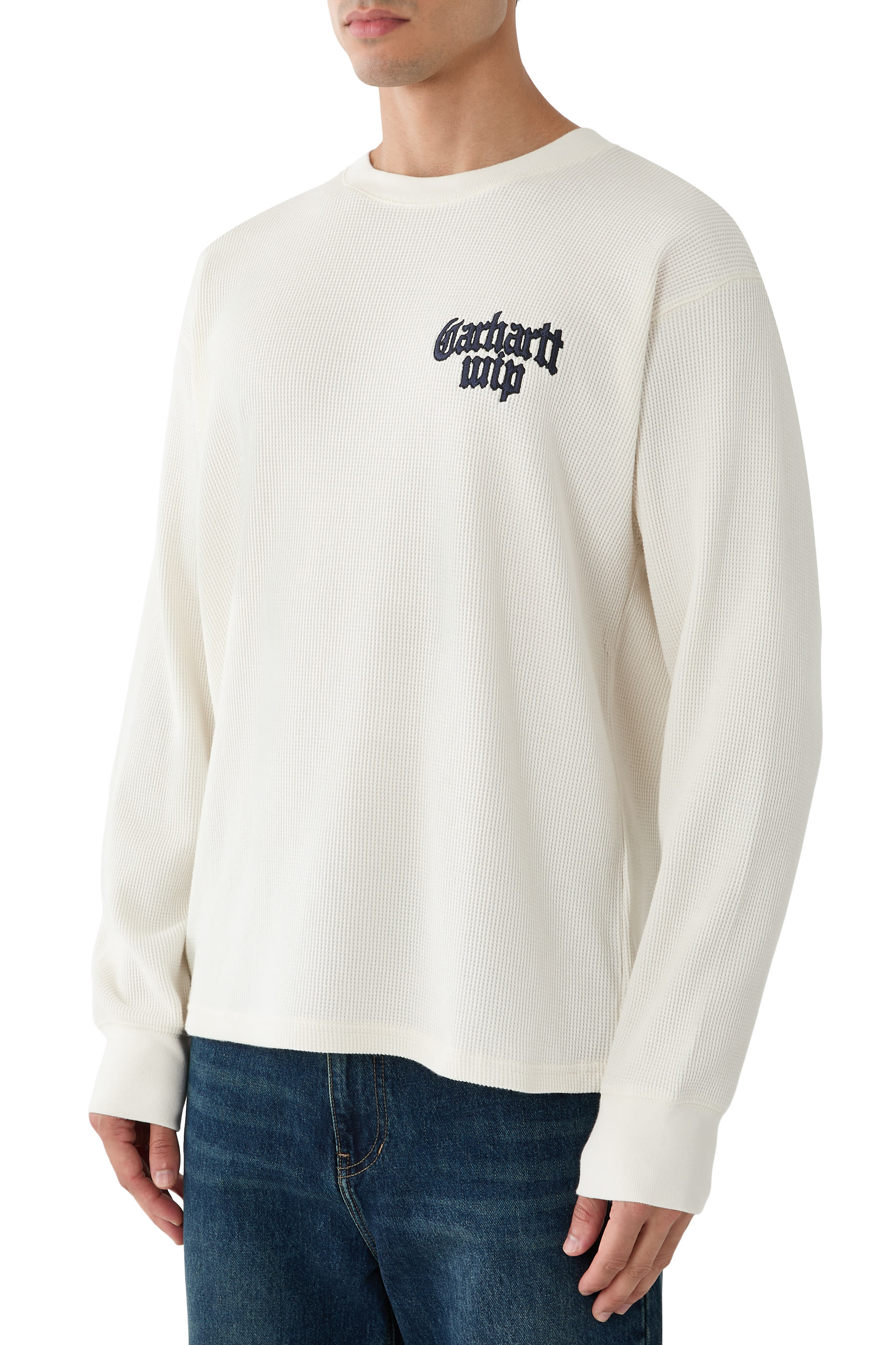  Long Sleeve Blackletter Waffle T-Shirt 