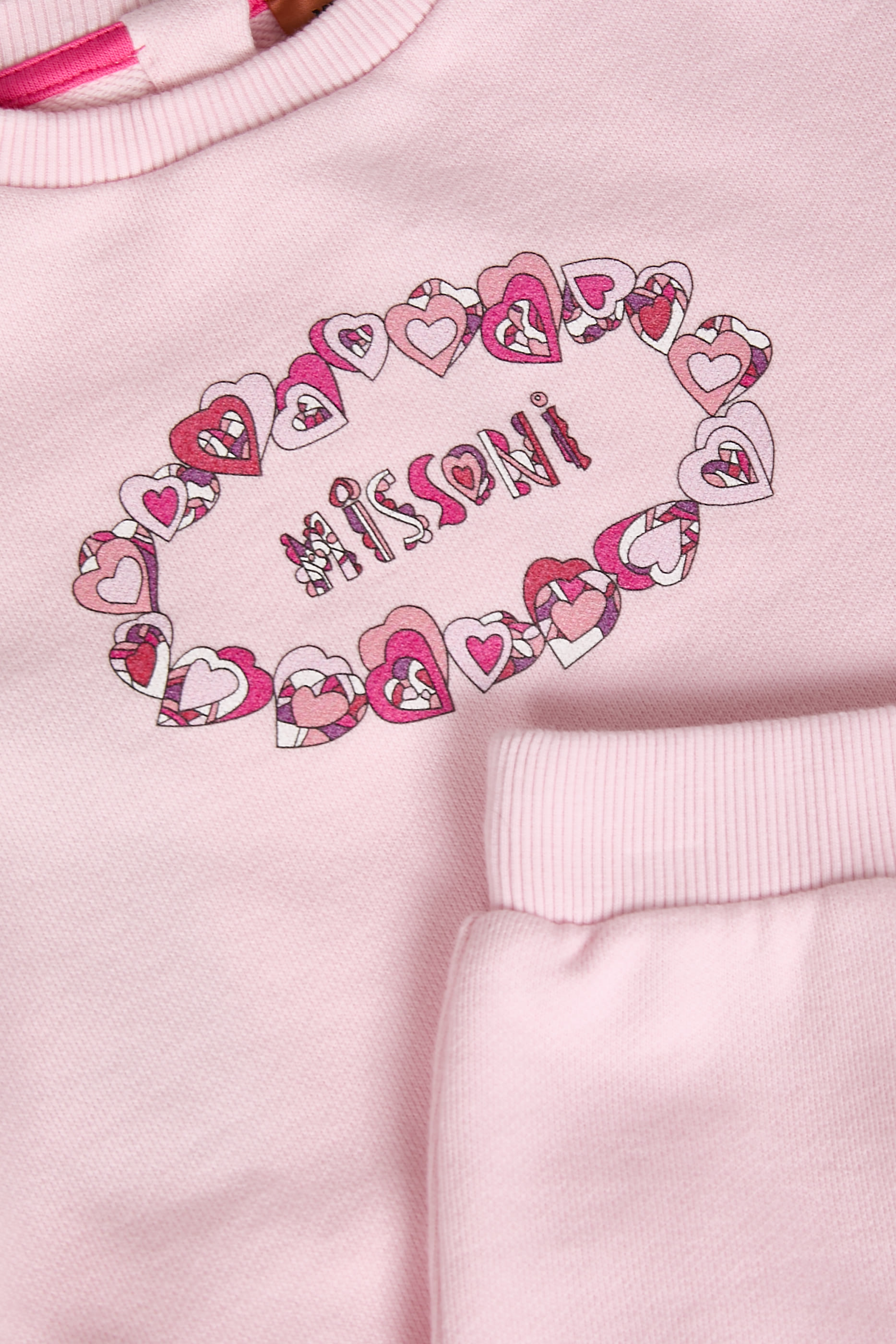 Kids Heart Jersey Tracksuit Set
