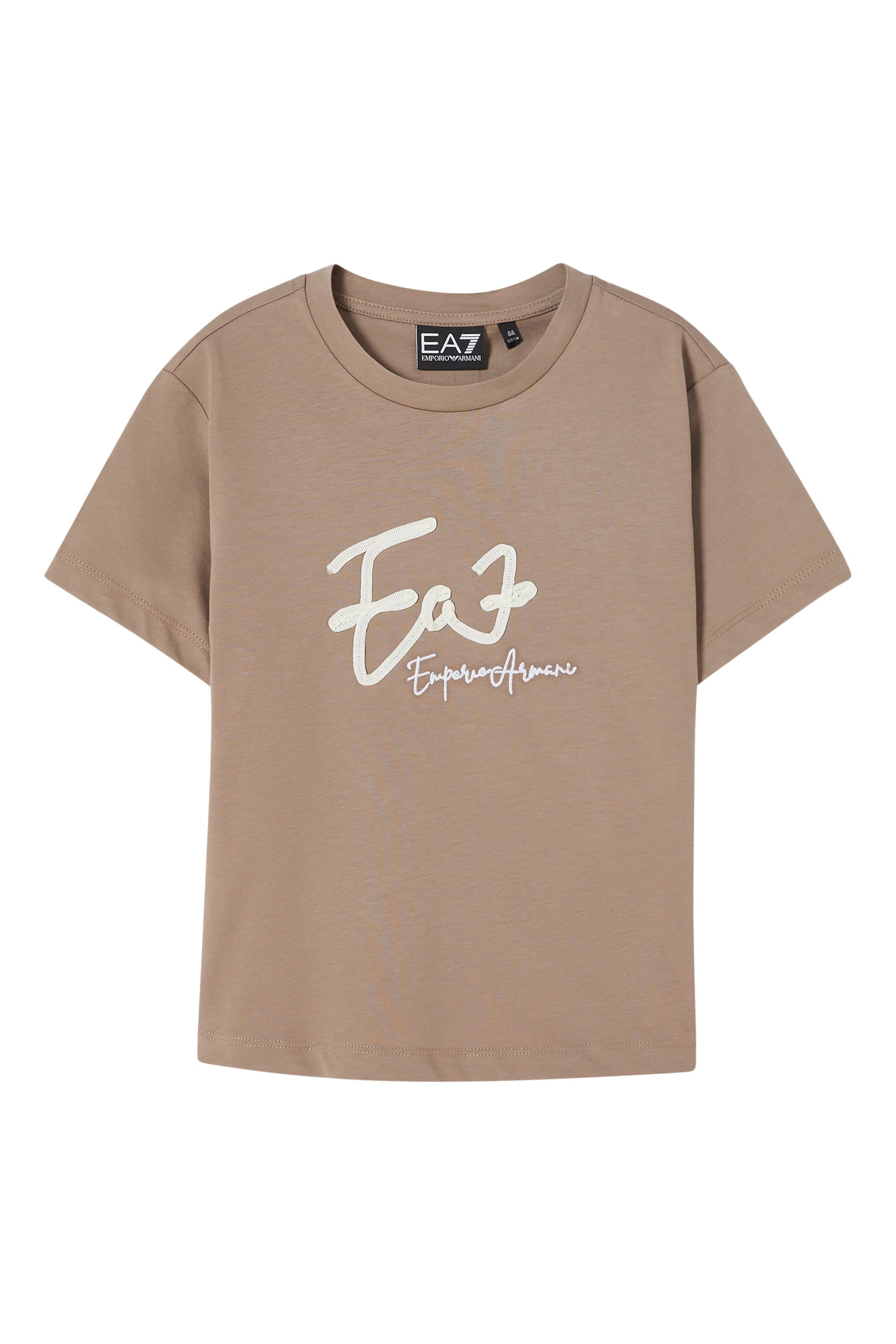 Kids EA7 Train Logo T-Shirt