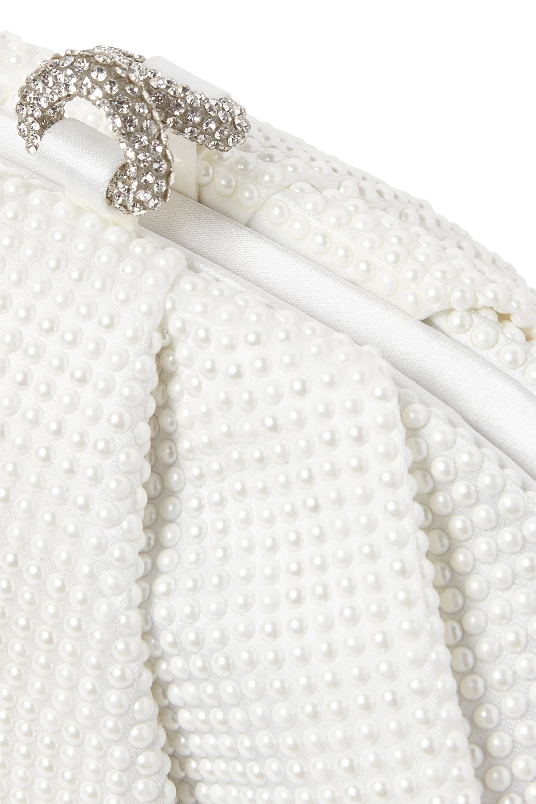 Gemma Crystal Pearl Clutch Bag