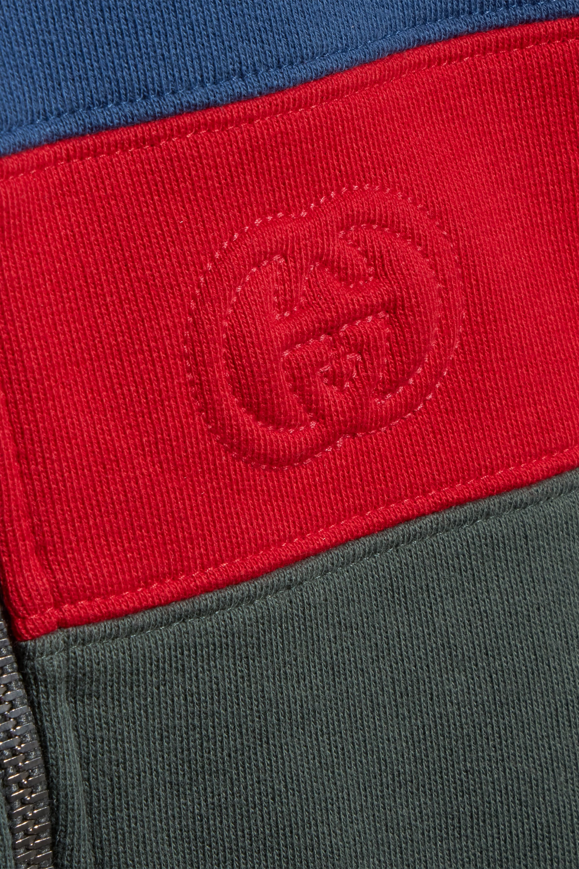 Kids  Felted Cotton Zip Sweatshirt 