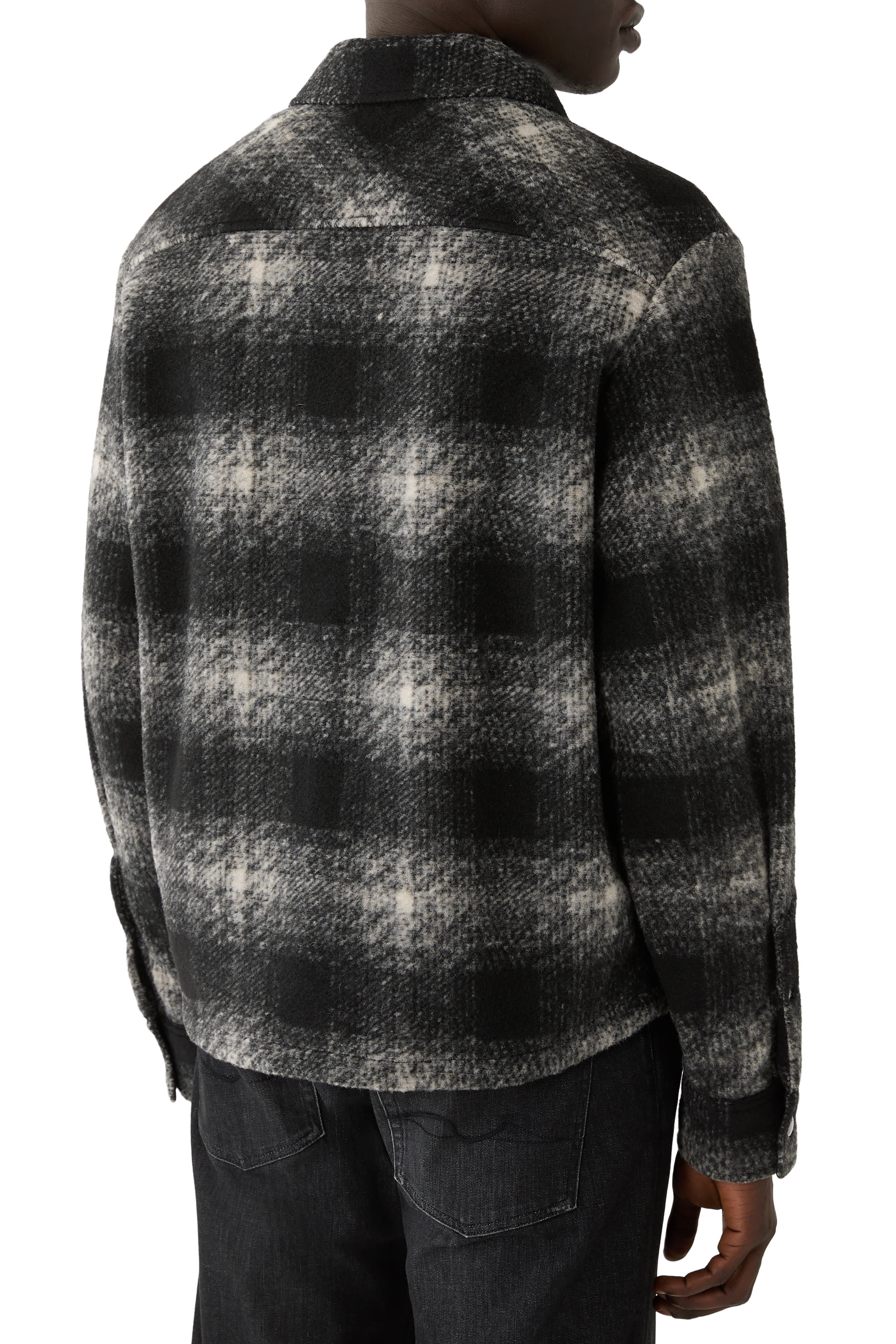 Check Zip-Up Shirt