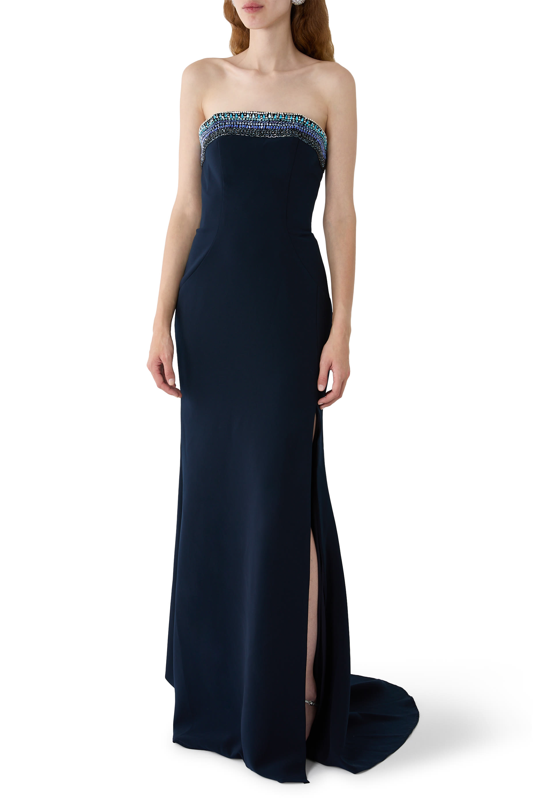 Strapless Evening Gown