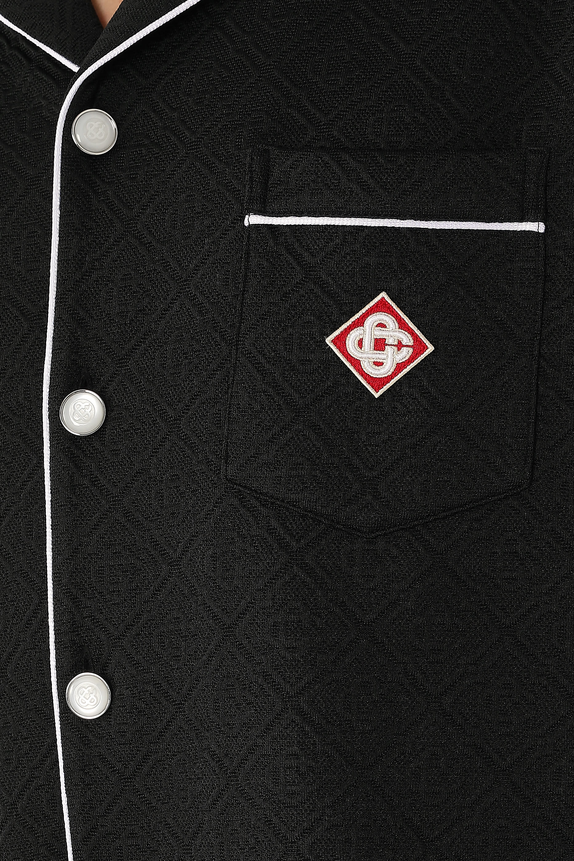  Raised Monogram Long Sleeve Shirt 