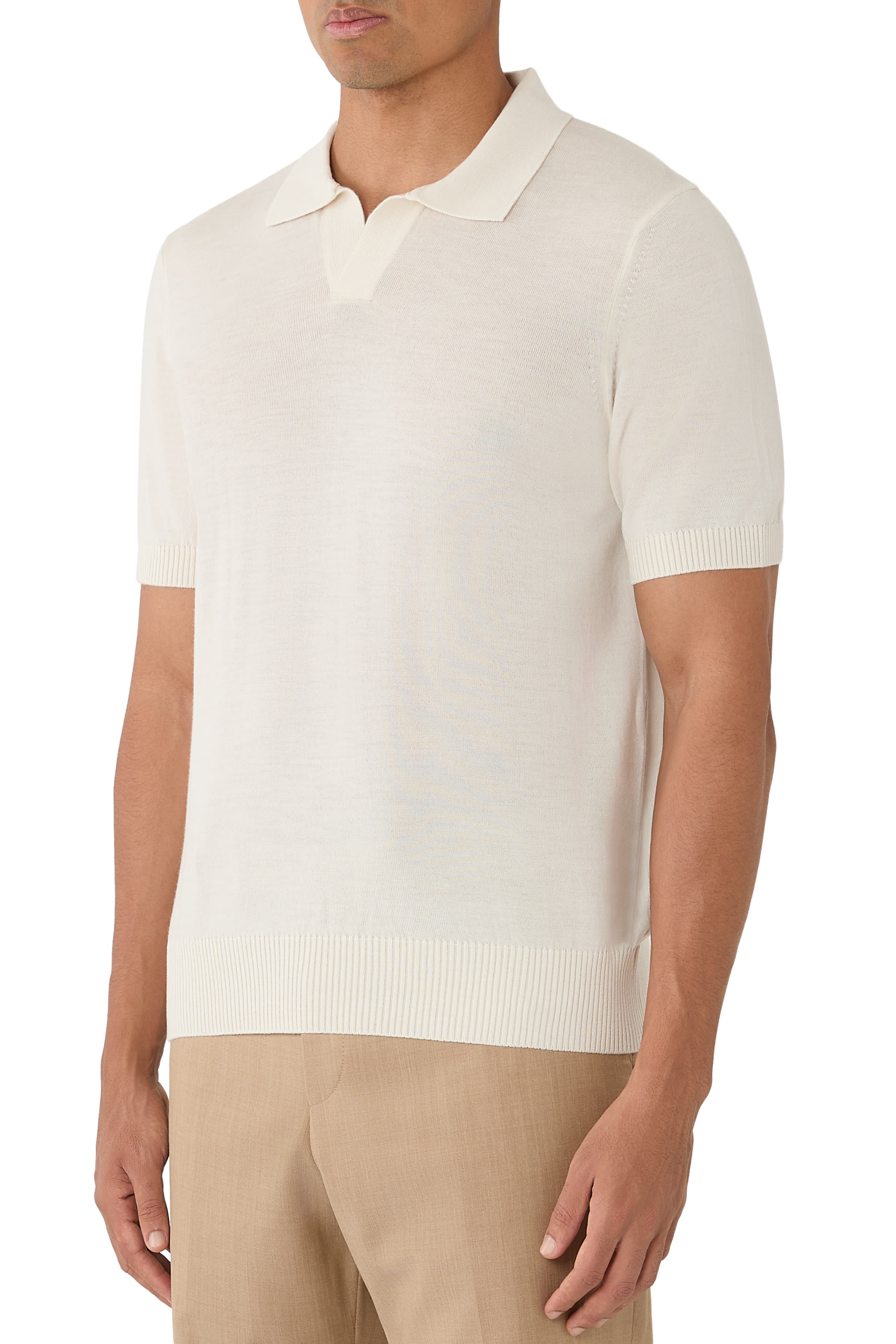H-Lantoni Johnny Collar Knit Polo