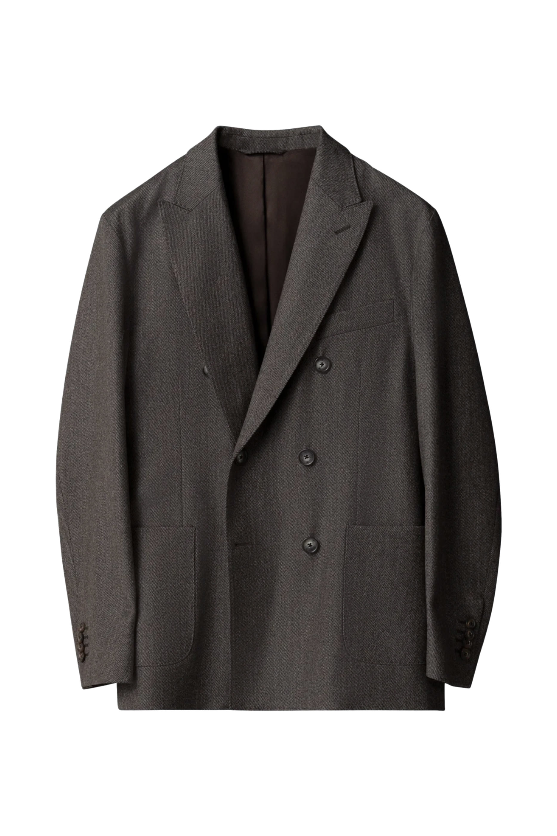 Double-Breasted Soft Jacket