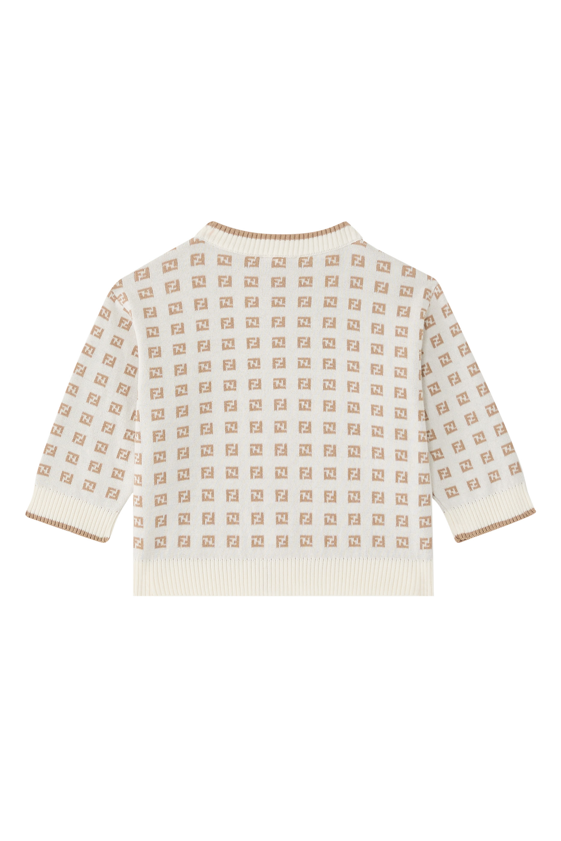 Kids All-Over Logo Cardigan