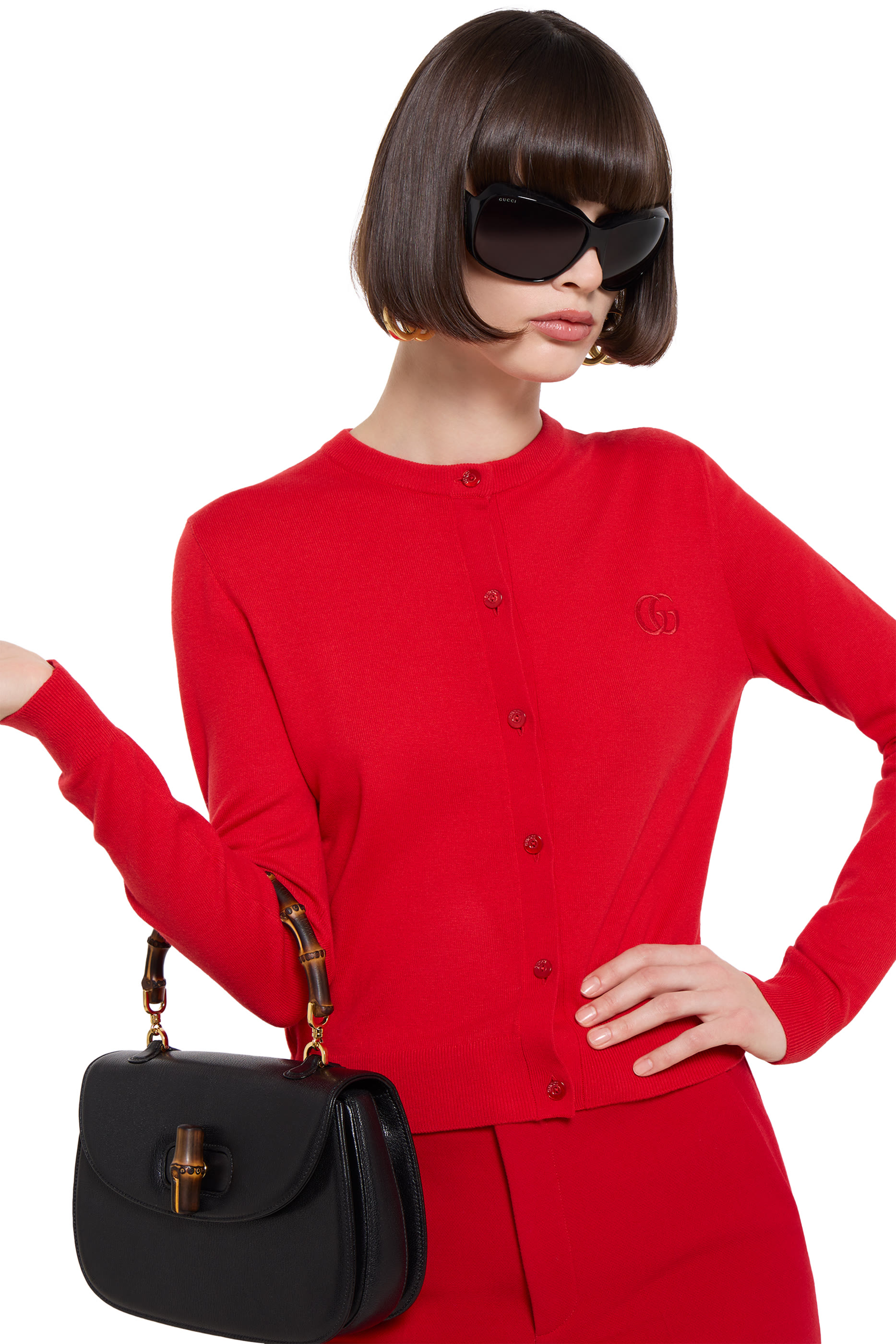 Long Sleeve Crewneck Cardigan 