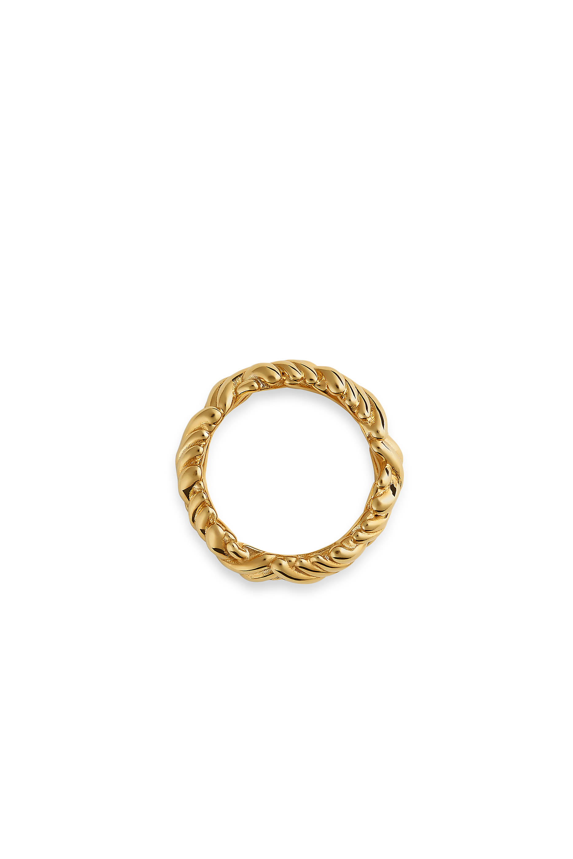 Intreccio Ring, 18k Gold-Finish Sterling Silver 