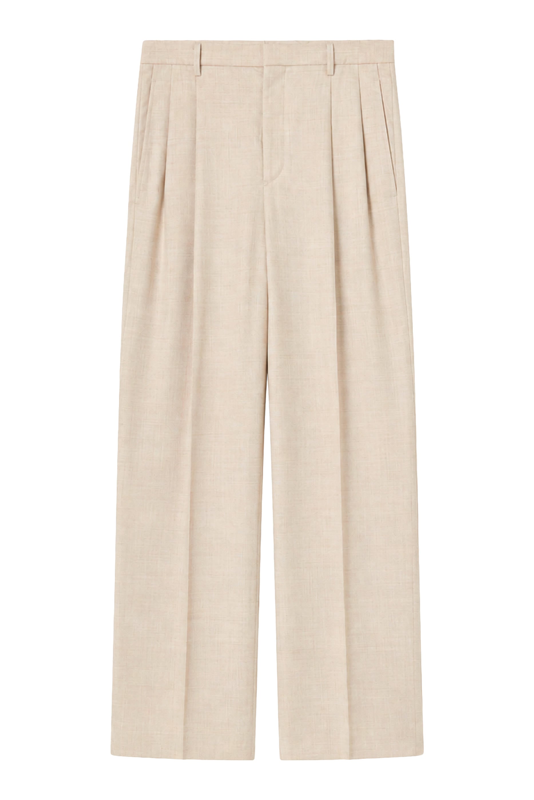 Super Light Wool Two-Tuck Slacks
