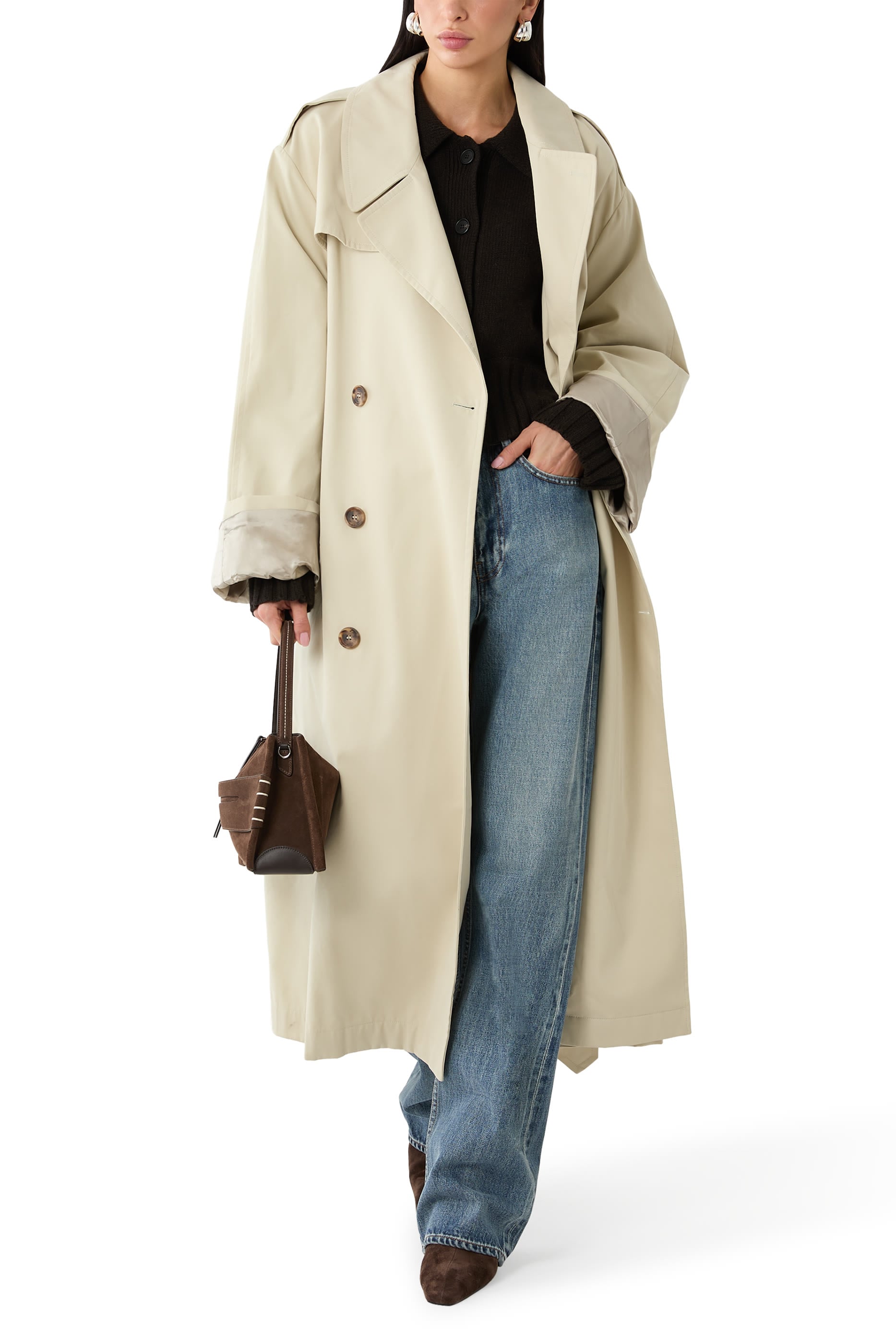 Double-Breasted Trench Coat