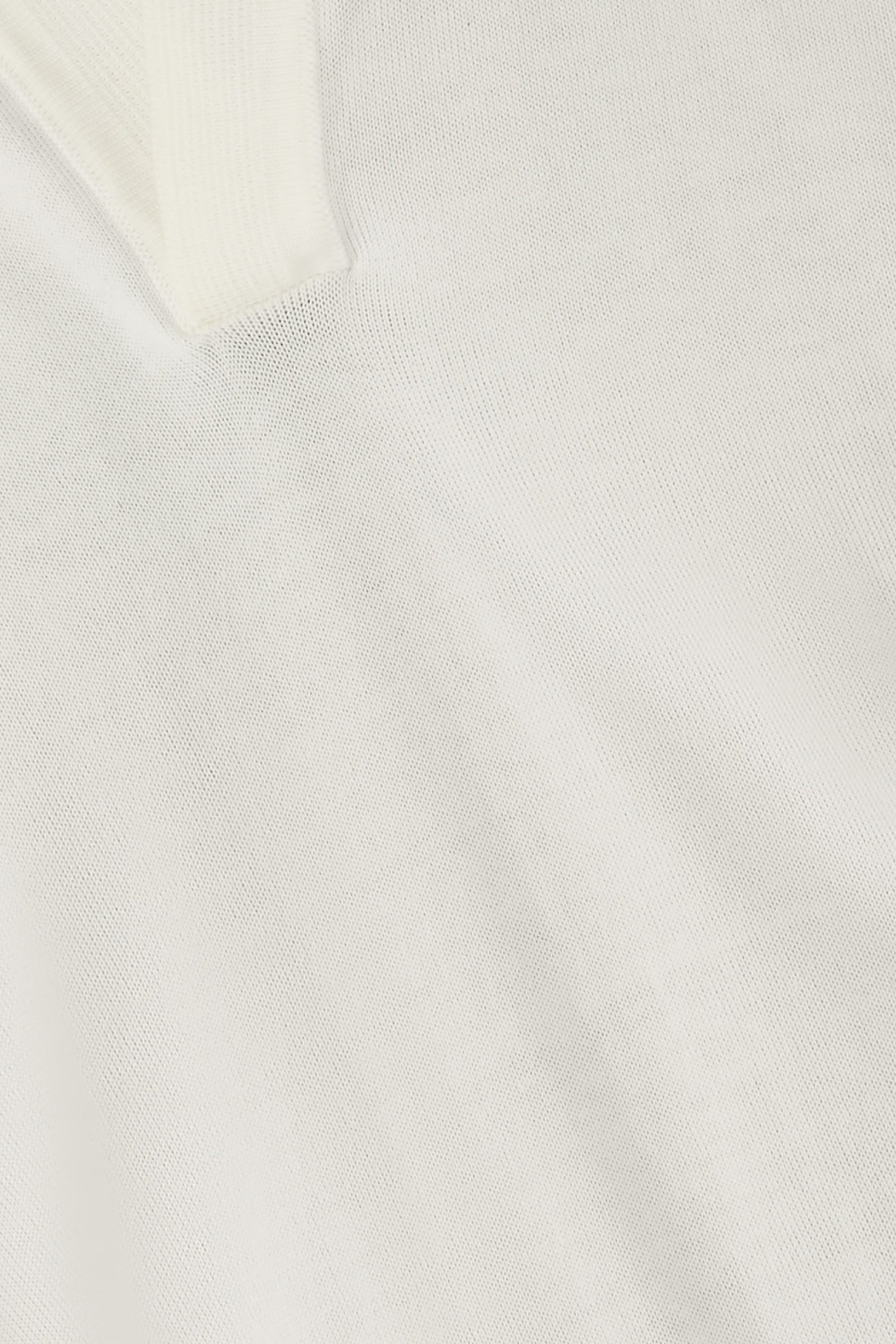 Short-Sleeve Buttonless Polo