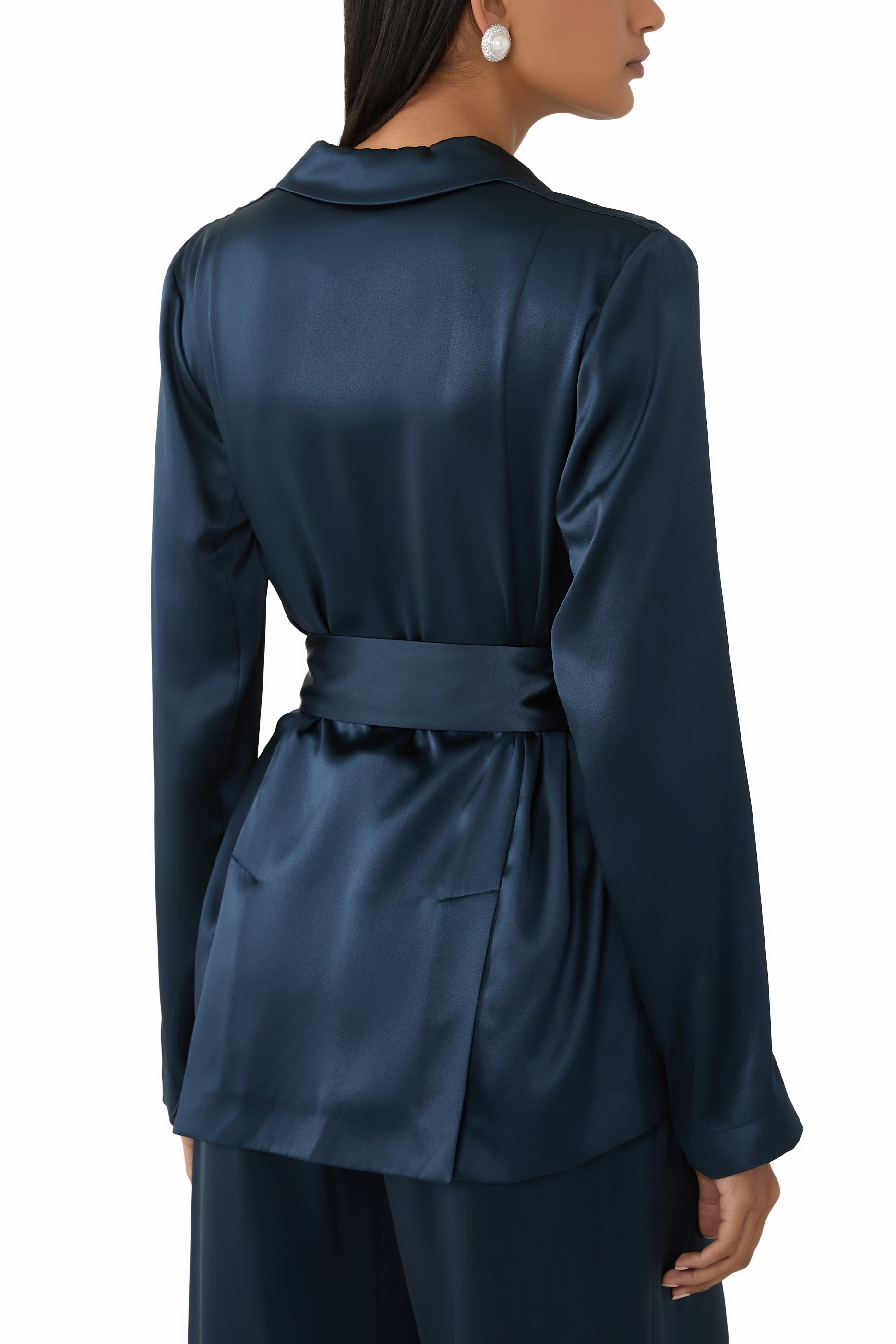 Archer Silk Satin Jacket