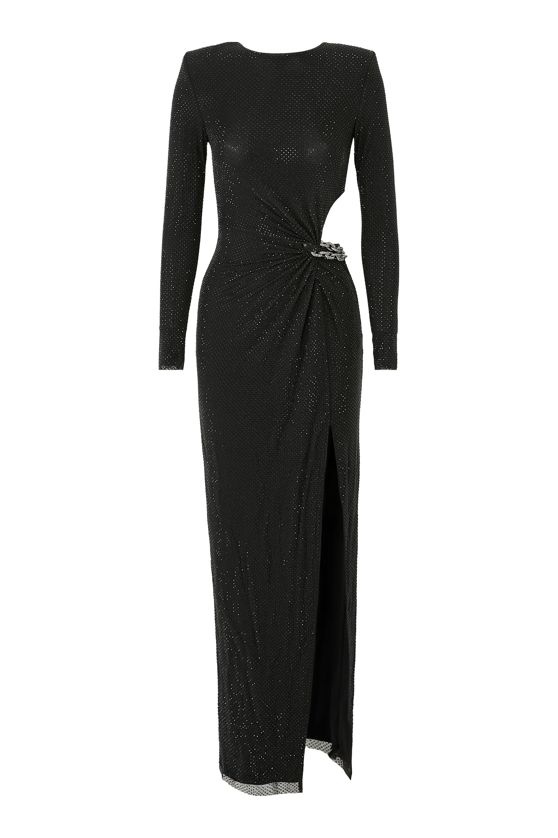 Rhinestone Embellished Maxi Dress