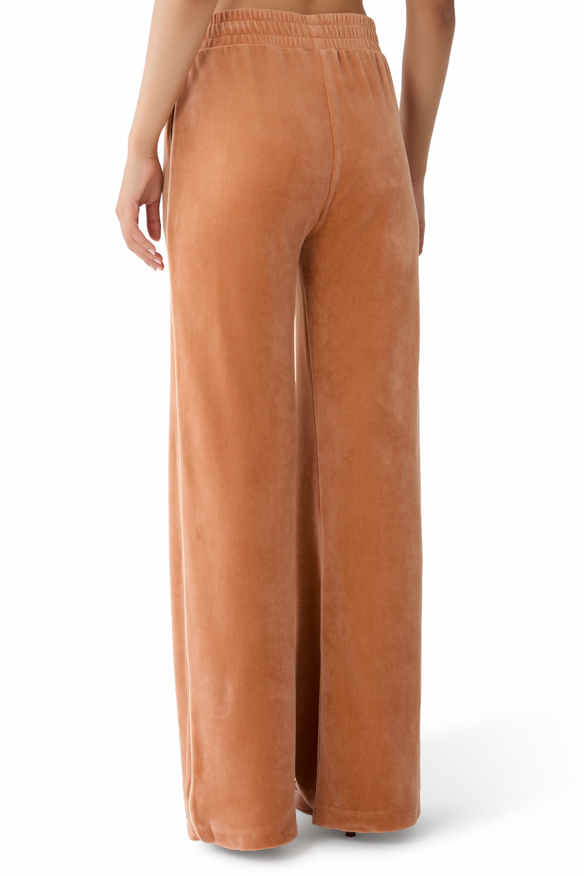 Wide-Leg Tracksuit Trousers